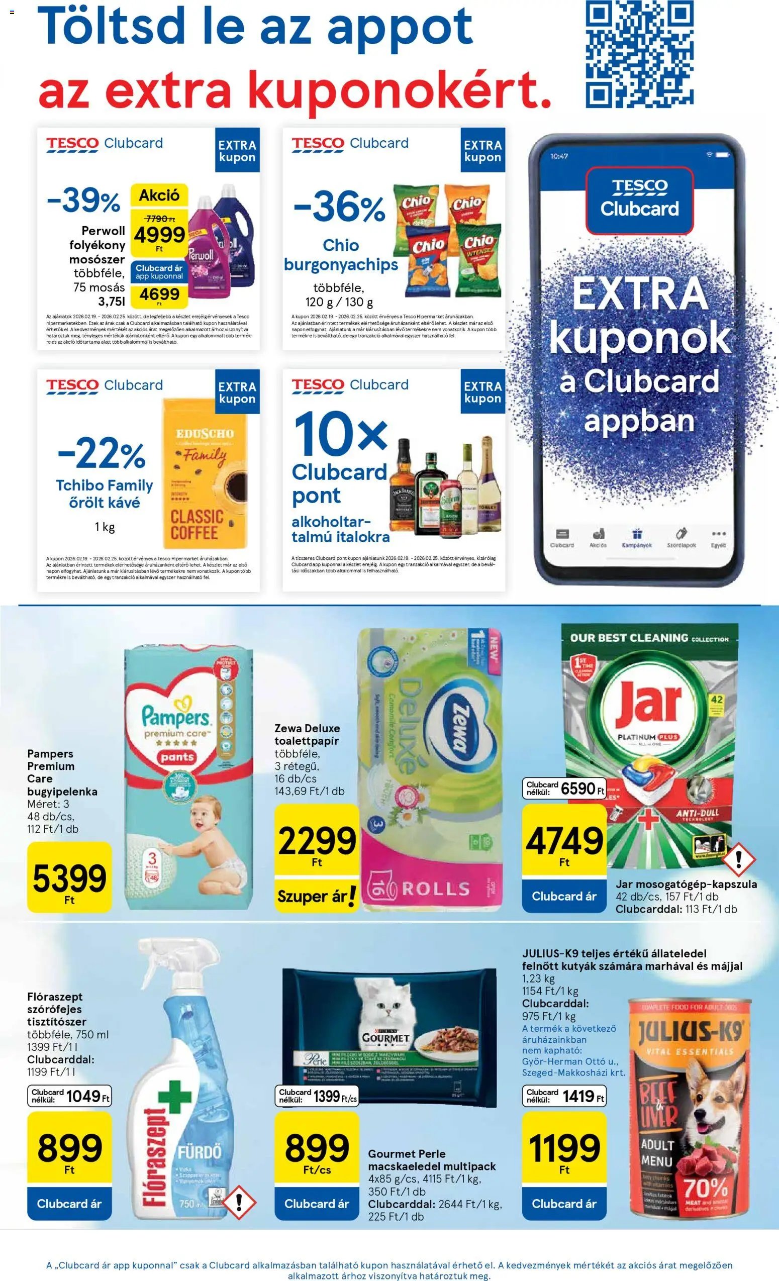 Tesco újság 2026.02.19. Szupermarket akciós újság (2026-02-19 - 2026-02-25)