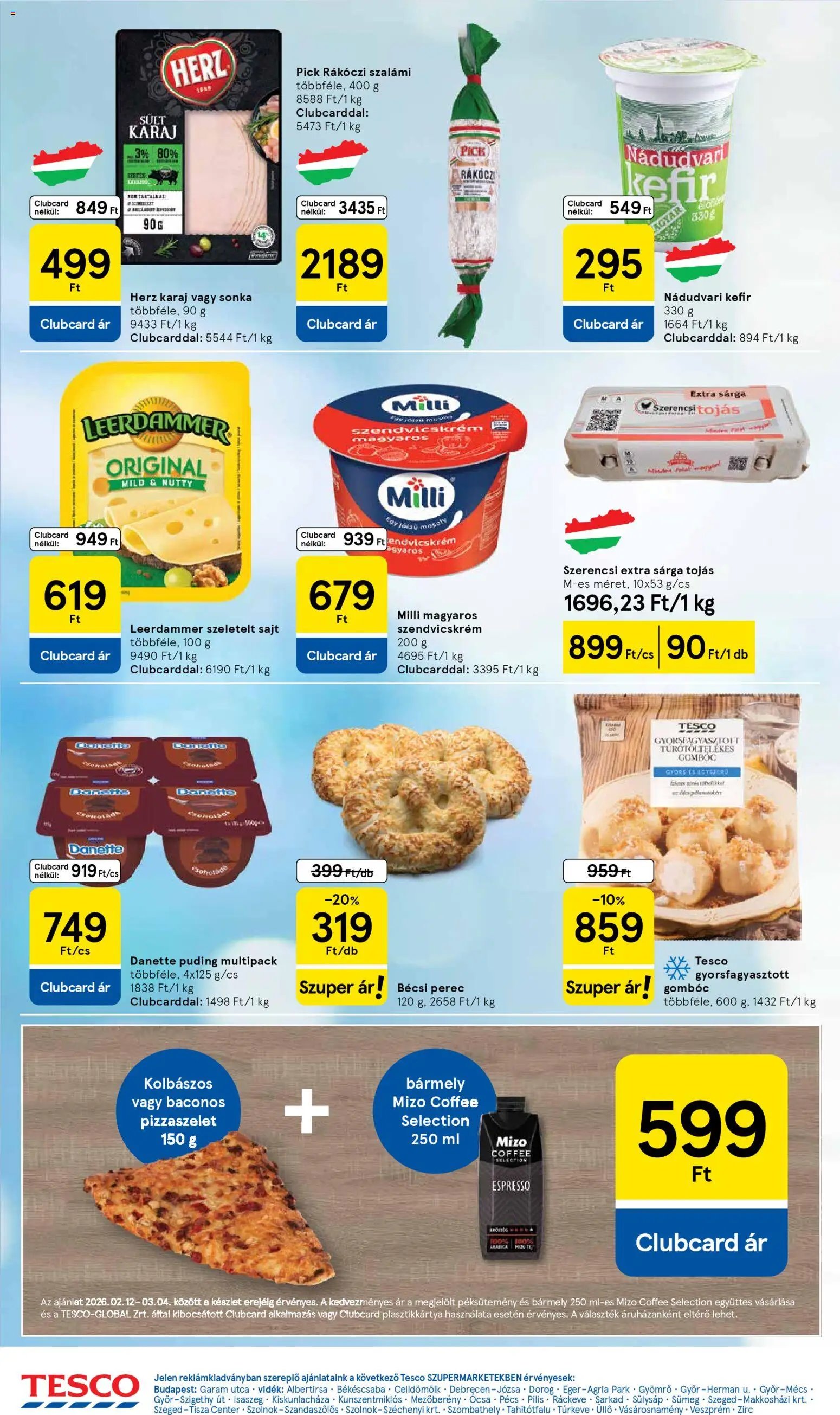 Tesco újság 2026.02.19. Szupermarket akciós újság (2026-02-19 - 2026-02-25)