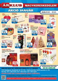 ÁRKLUB újság 2026.01.01. Akciós újság ÁRKLUB (2026-01-01 - 2026-01-31)
