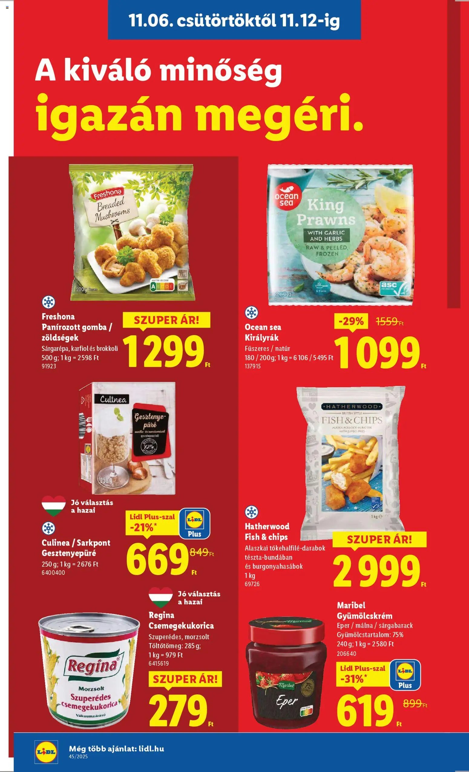 Lidl újság 2025.11.06. Akciós újság Lidl (2025-11-06 - 2025-11-12)