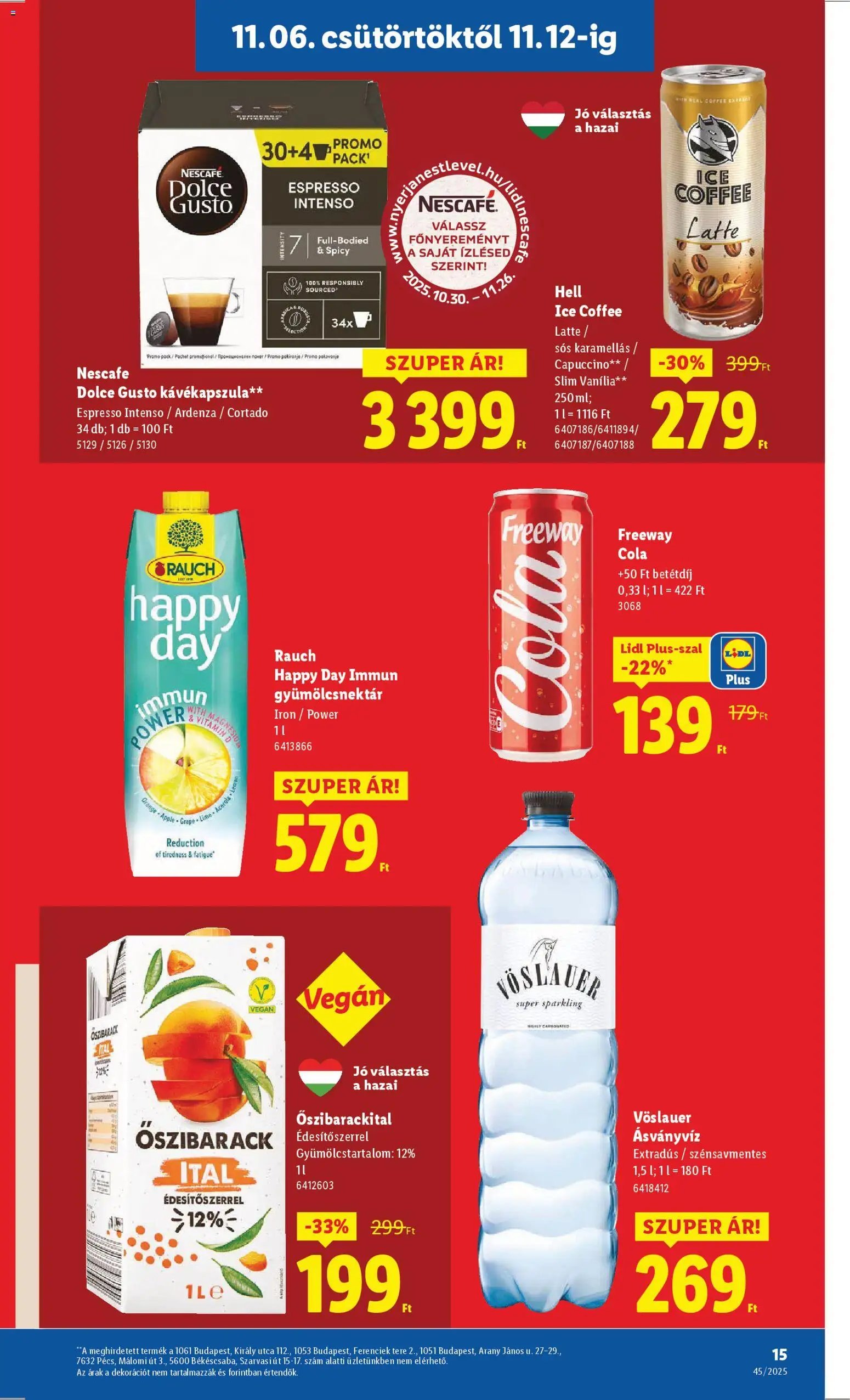 Lidl újság 2025.11.06. Akciós újság Lidl (2025-11-06 - 2025-11-12)