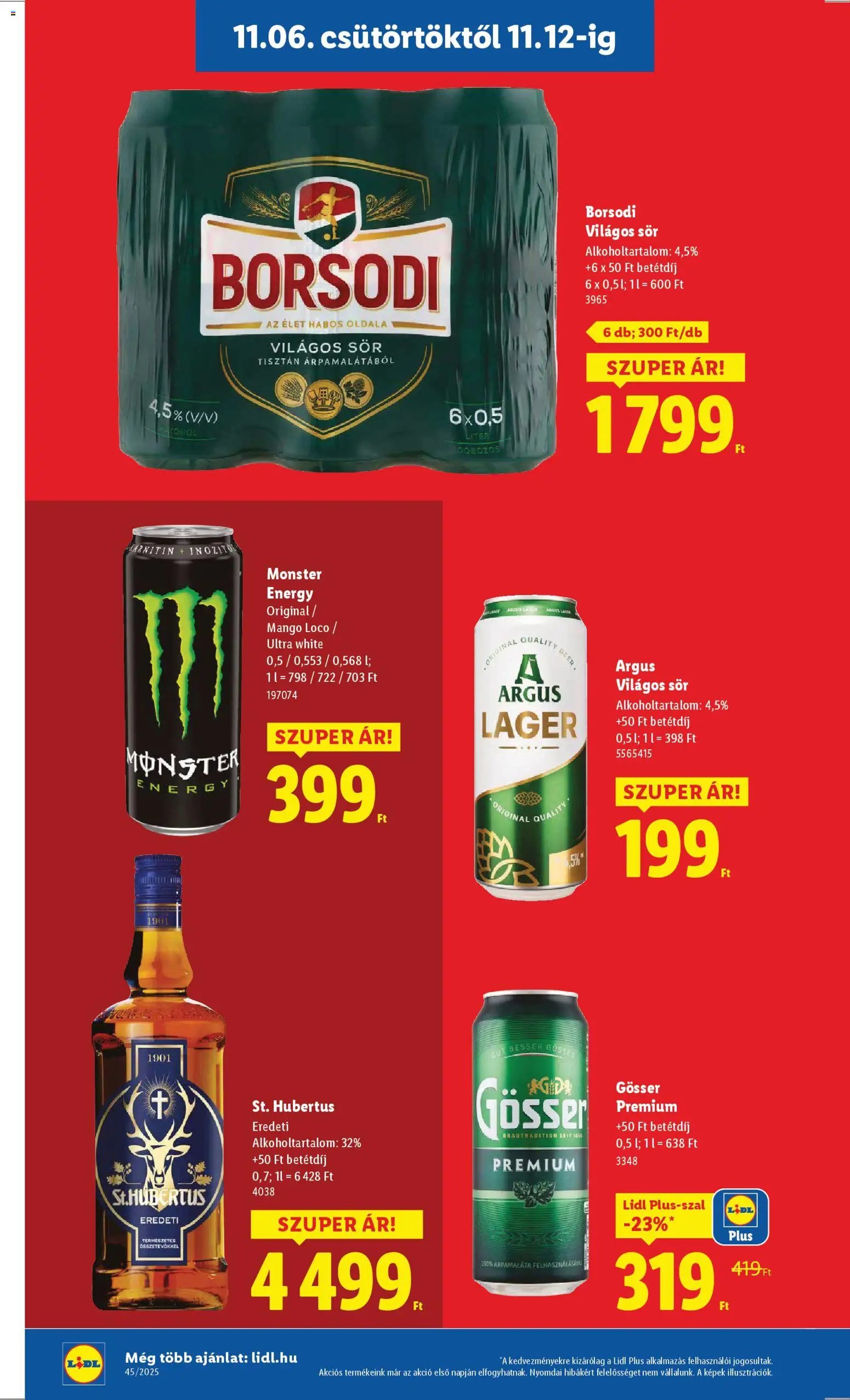 Lidl újság 2025.11.06. Akciós újság Lidl (2025-11-06 - 2025-11-12)