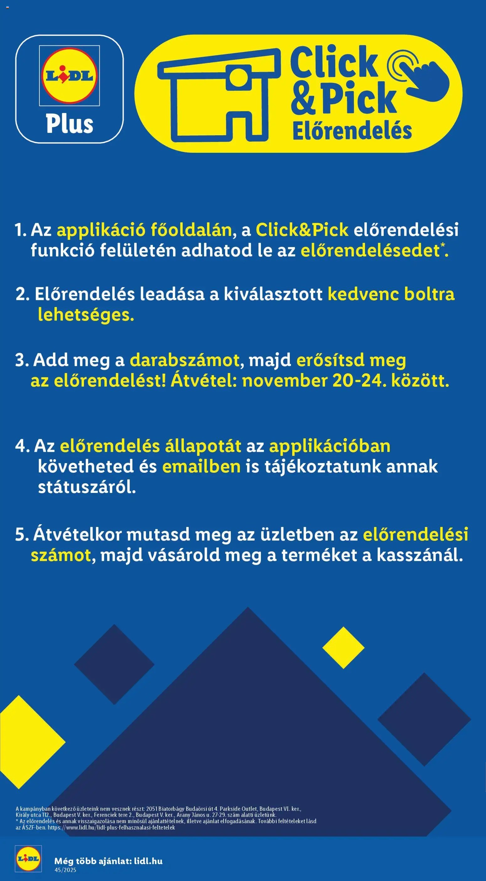 Lidl újság 2025.11.06. Akciós újság Lidl (2025-11-06 - 2025-11-12)