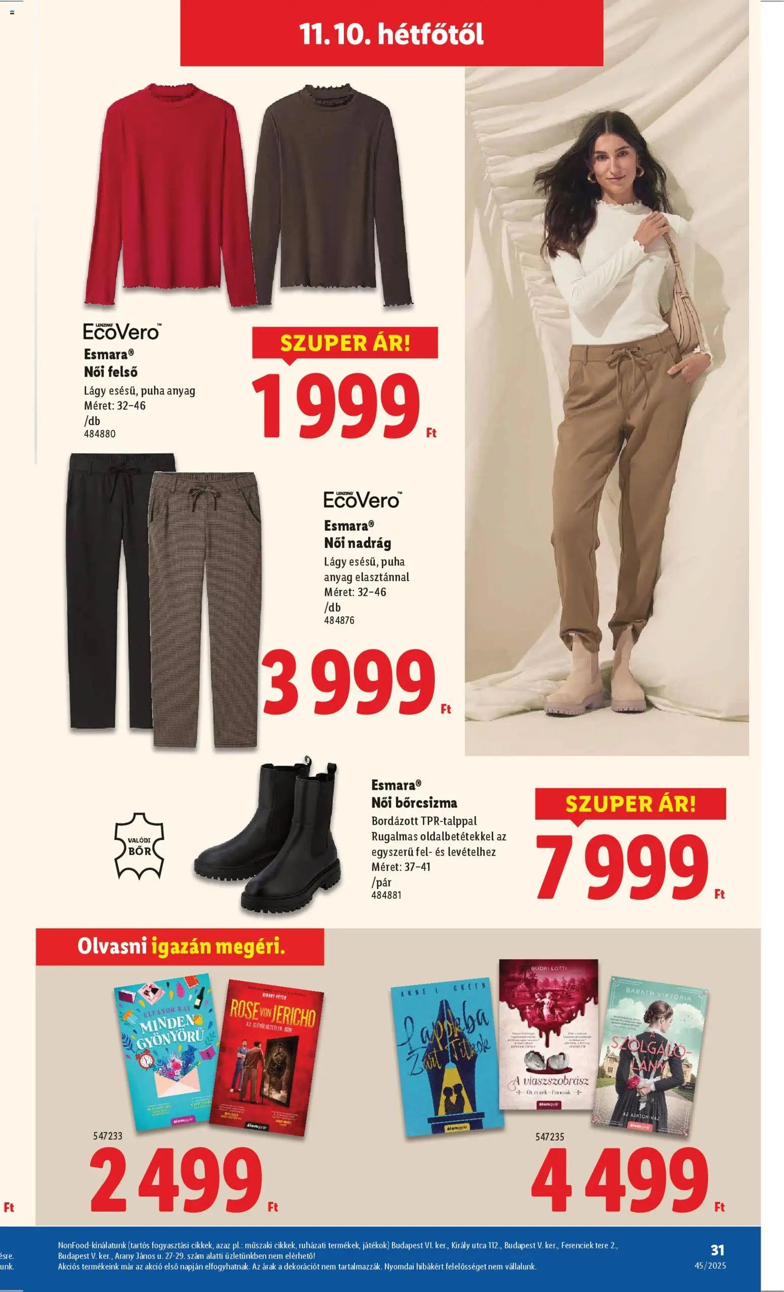 Lidl újság 2025.11.06. Akciós újság Lidl (2025-11-06 - 2025-11-12)