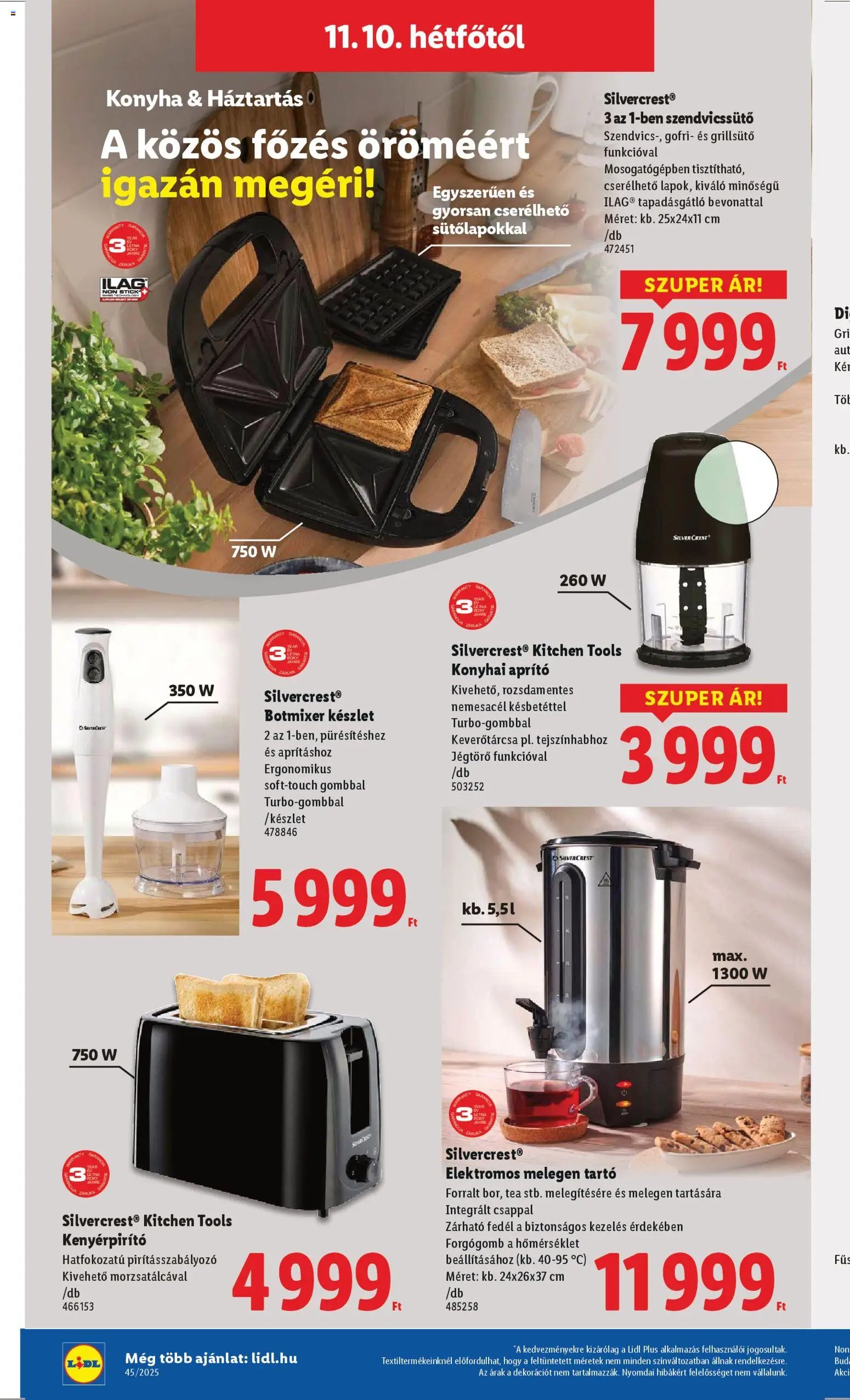 Lidl újság 2025.11.06. Akciós újság Lidl (2025-11-06 - 2025-11-12)