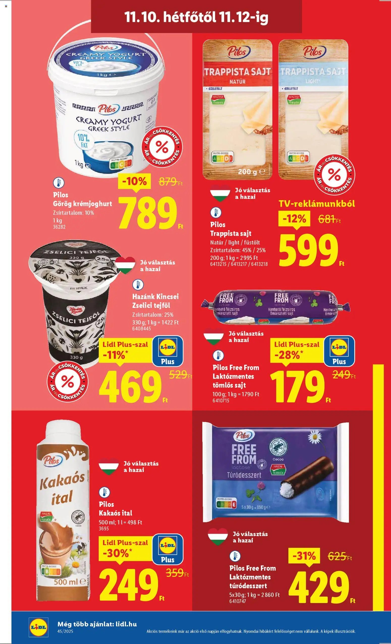 Lidl újság 2025.11.06. Akciós újság Lidl (2025-11-06 - 2025-11-12)