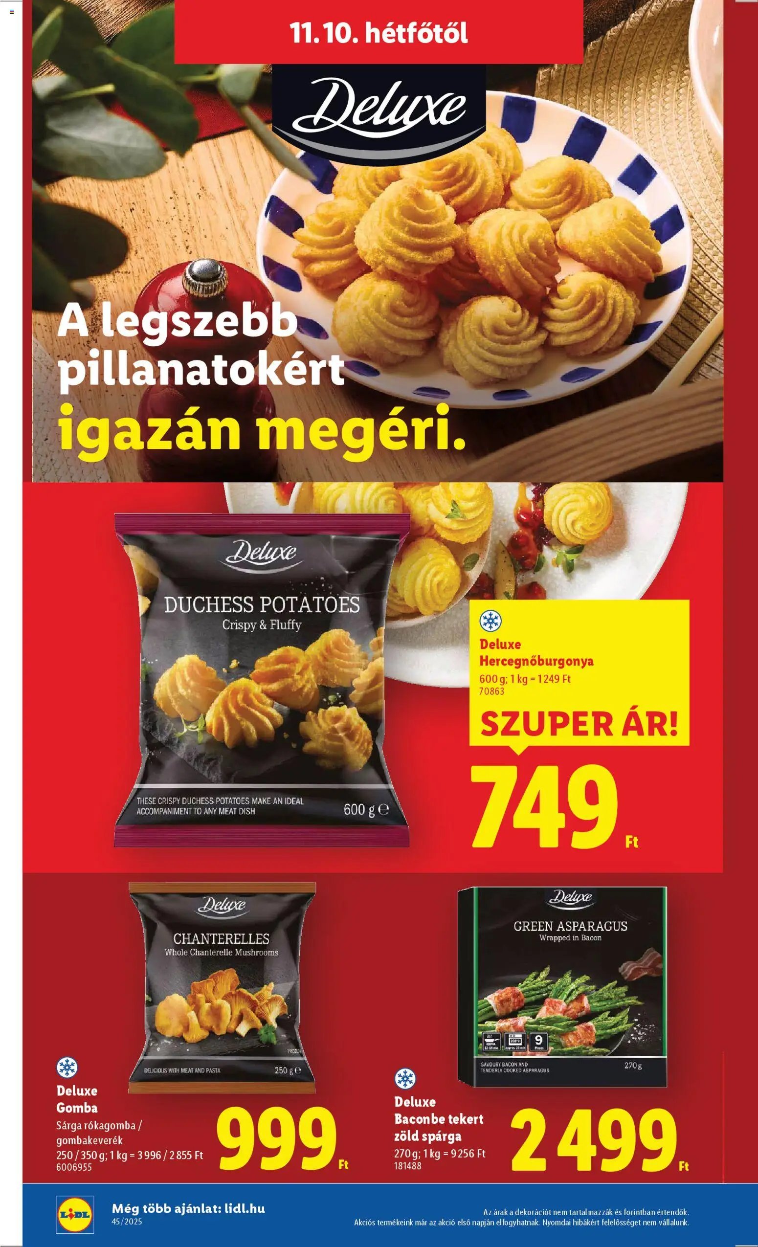 Lidl újság 2025.11.06. Akciós újság Lidl (2025-11-06 - 2025-11-12)
