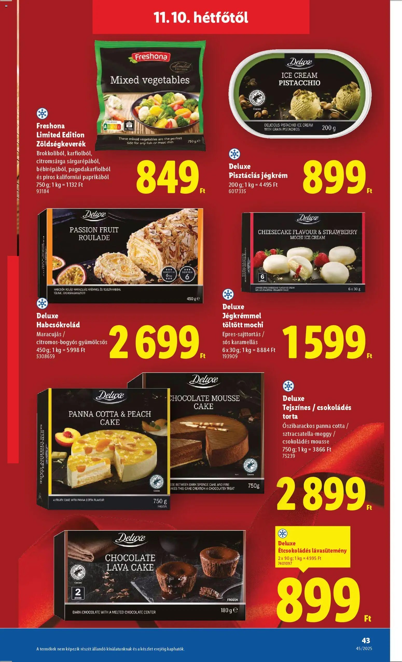 Lidl újság 2025.11.06. Akciós újság Lidl (2025-11-06 - 2025-11-12)