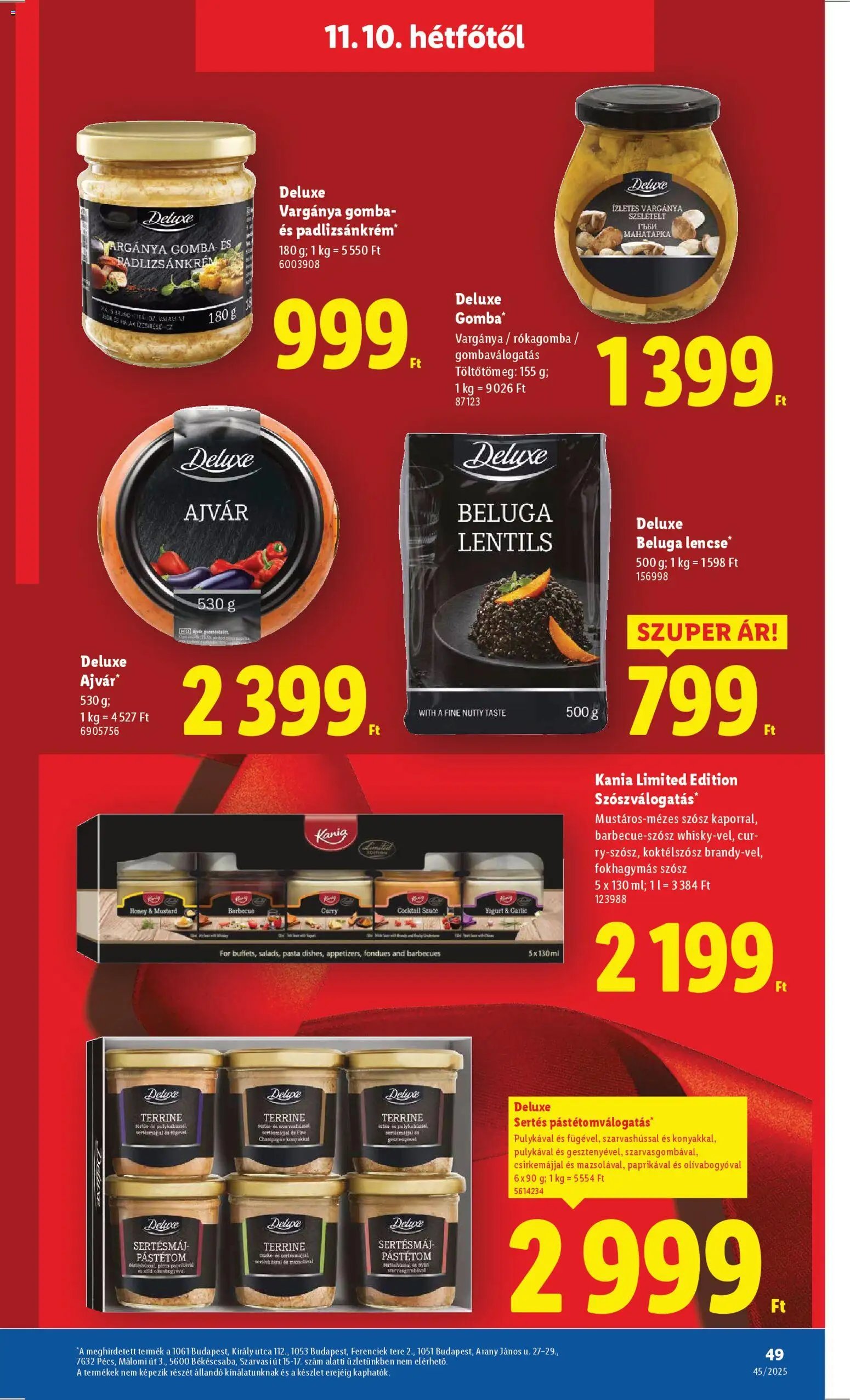 Lidl újság 2025.11.06. Akciós újság Lidl (2025-11-06 - 2025-11-12)