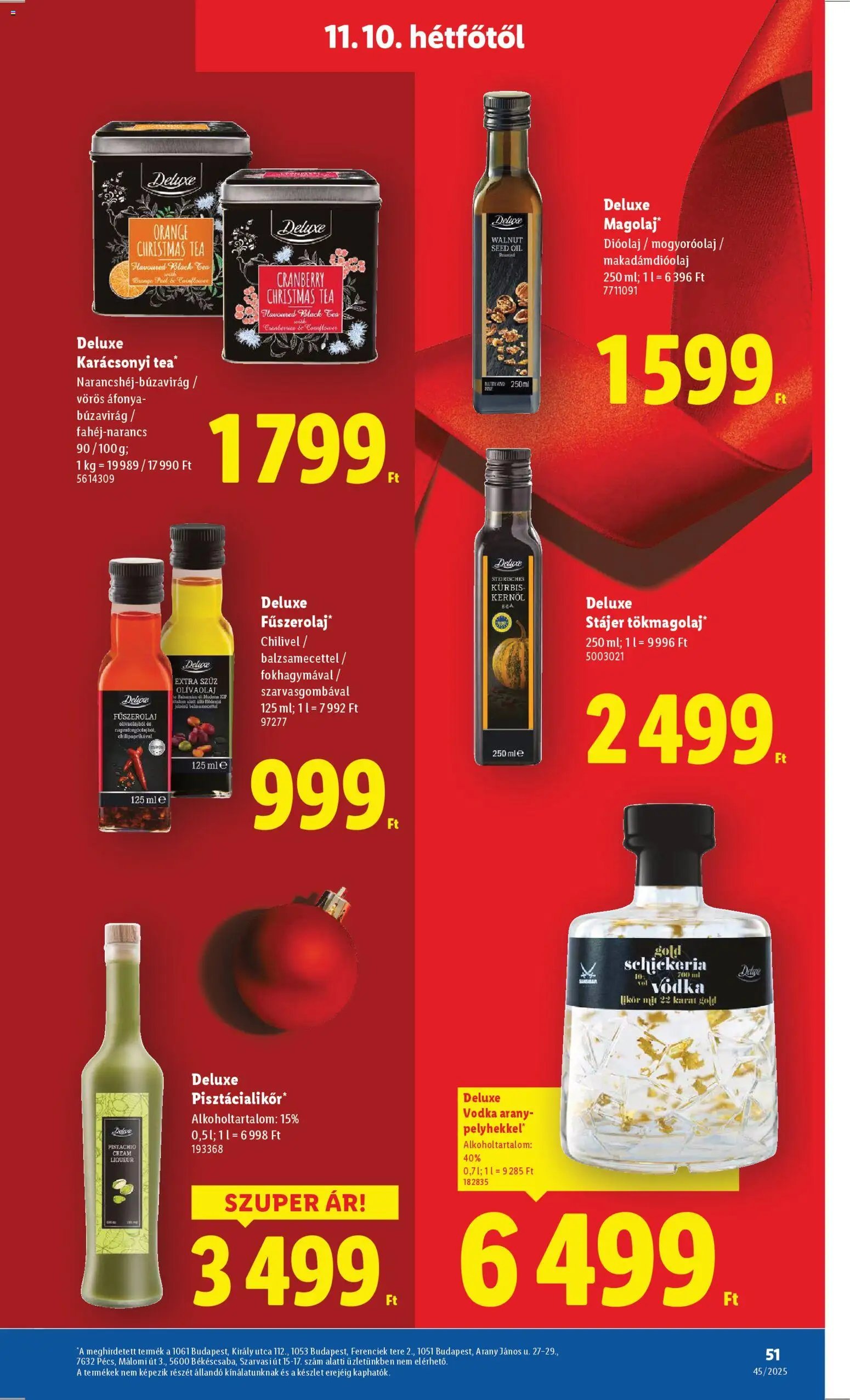 Lidl újság 2025.11.06. Akciós újság Lidl (2025-11-06 - 2025-11-12)