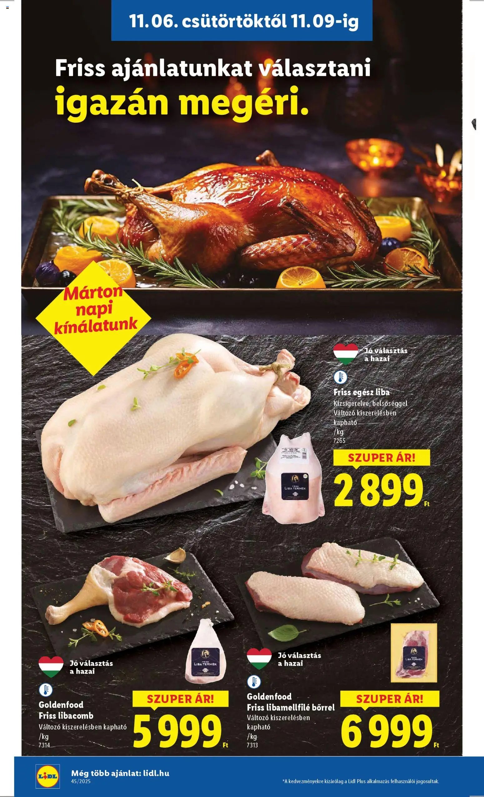 Lidl újság 2025.11.06. Akciós újság Lidl (2025-11-06 - 2025-11-12)