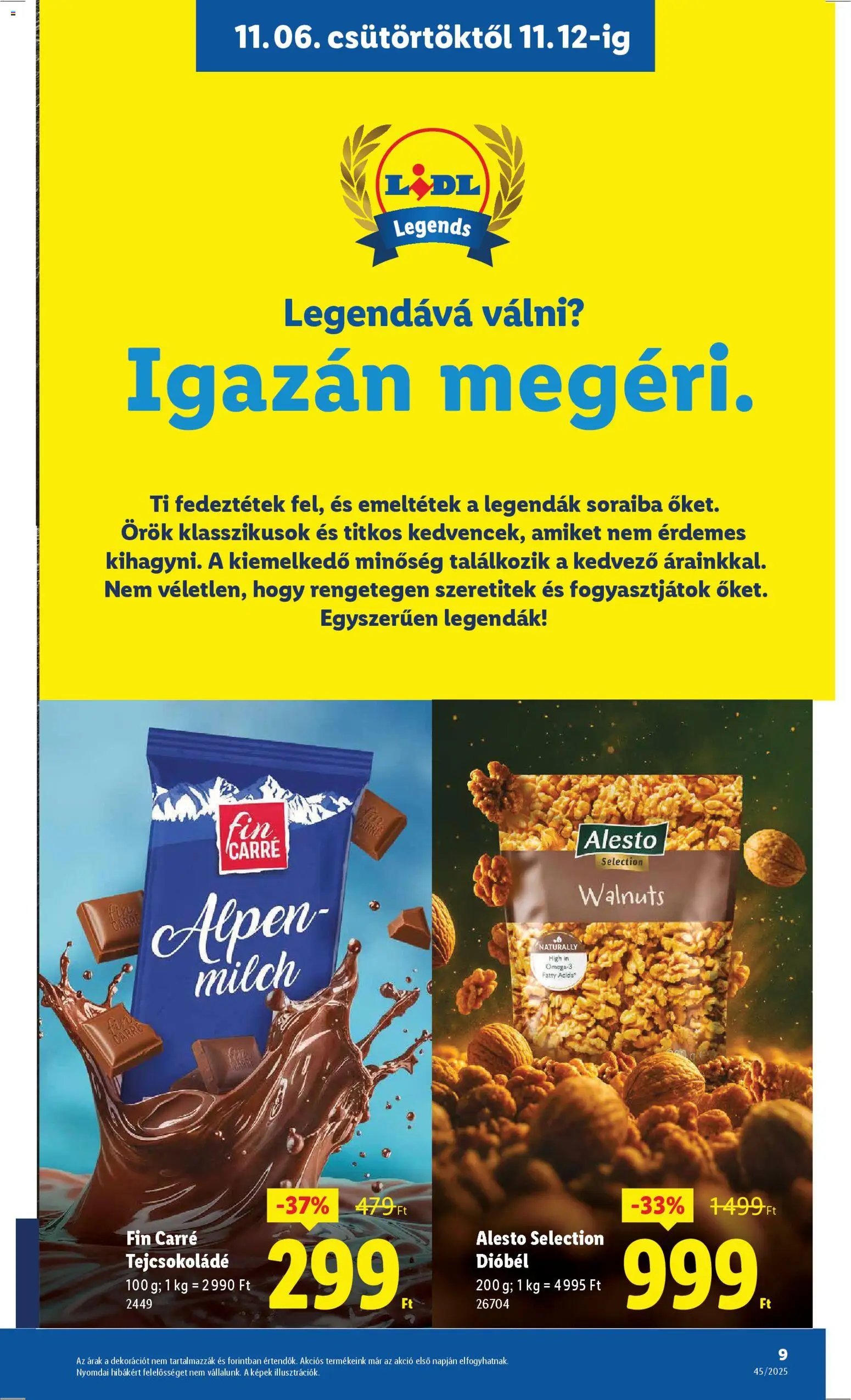 Lidl újság 2025.11.06. Akciós újság Lidl (2025-11-06 - 2025-11-12)