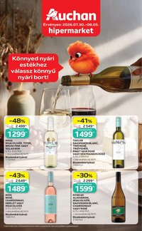 Auchan újság 2026.07.30. Auchan Bor ajánlatok