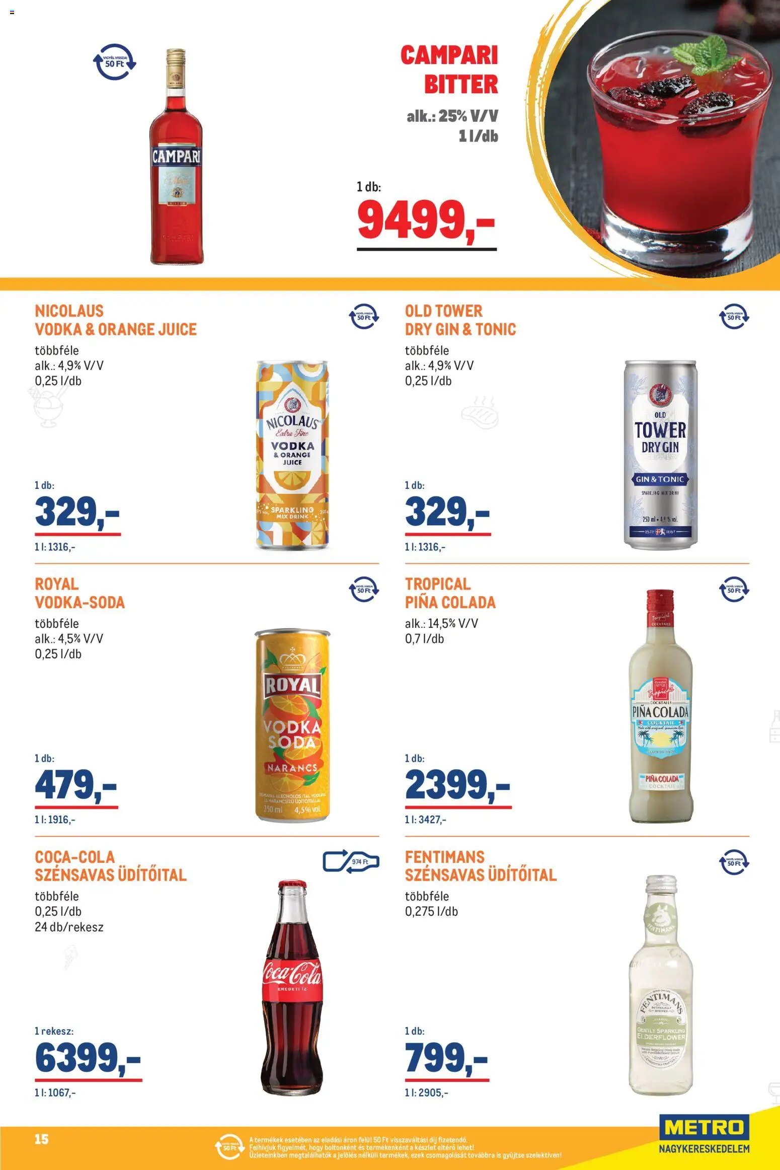 Metro újság 2026.08.01. Metro Üdítő ajánlataink a nyárra 2026/08