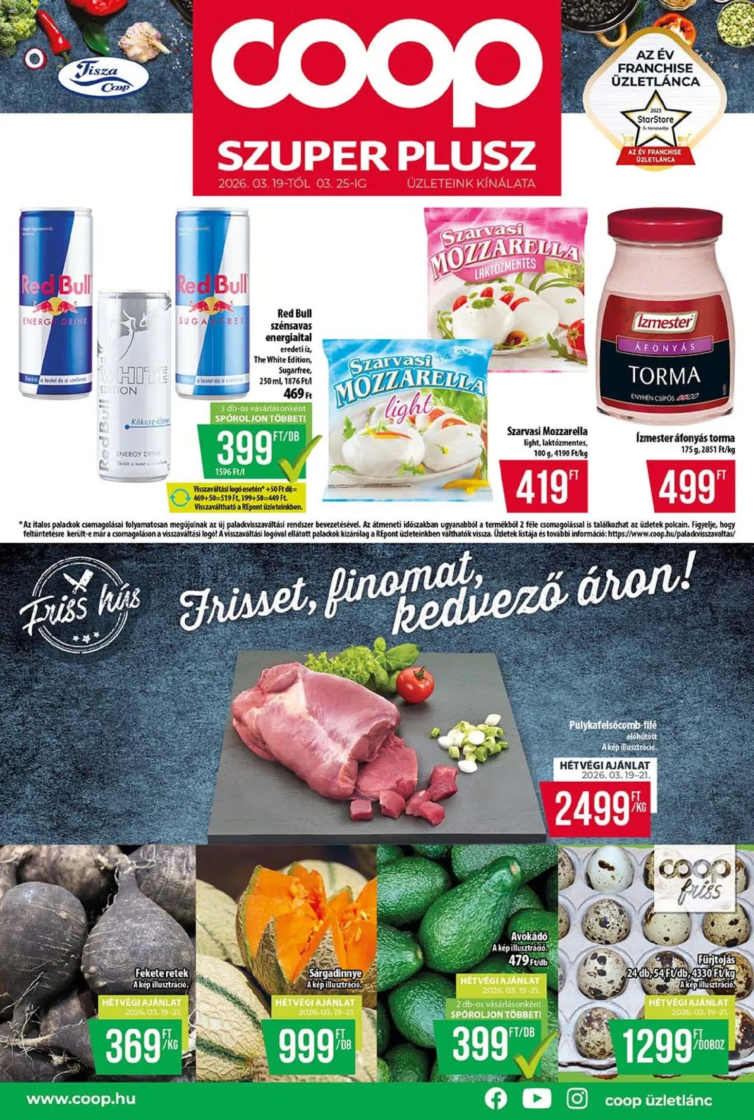 COOP újság 2026.03.19. COOP - Szuper Plusz / Tisza (2026-03-19 - 2026-03-25)