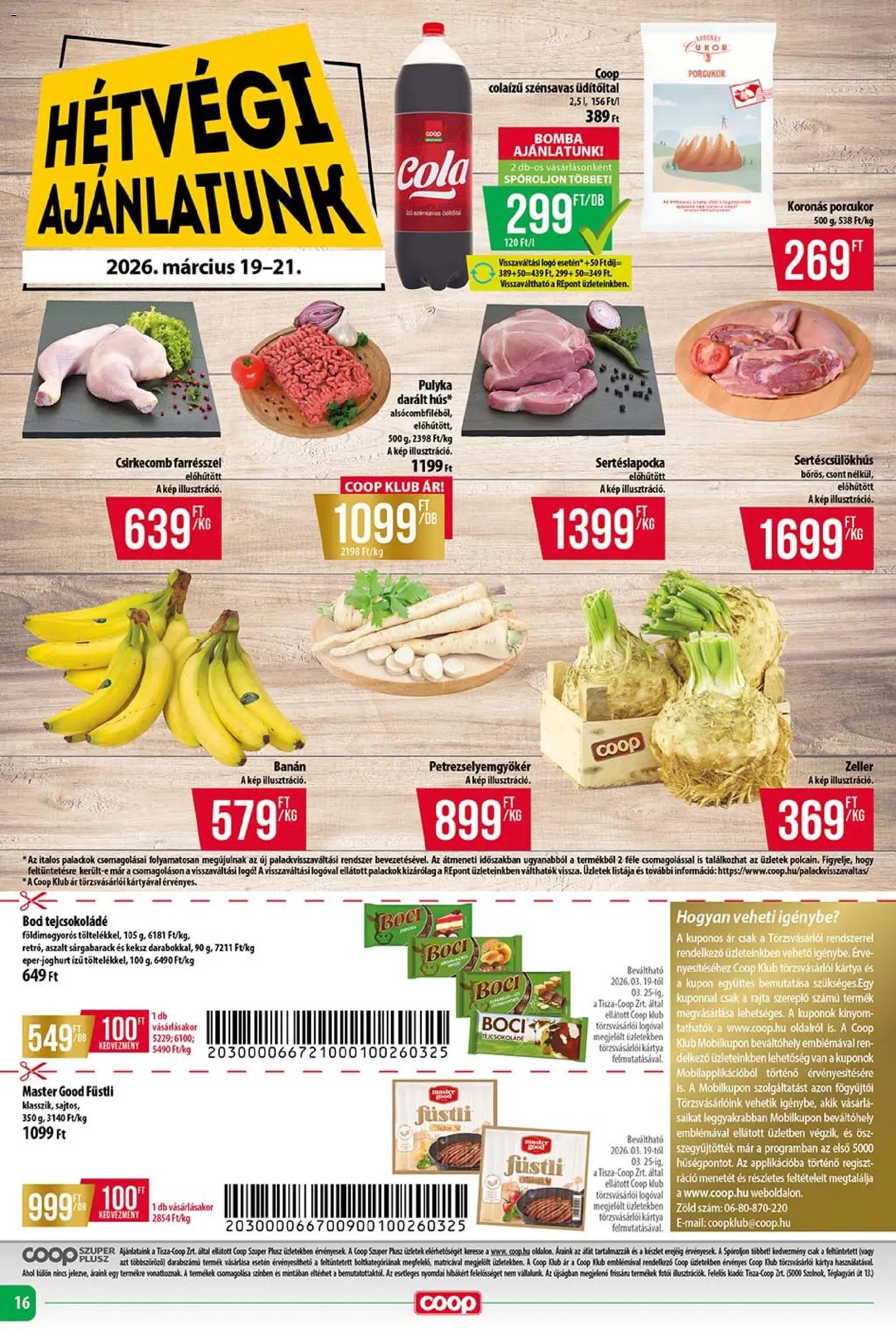 COOP újság 2026.03.19. COOP - Szuper Plusz / Tisza (2026-03-19 - 2026-03-25)