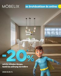 Möbelix újság 2026.10.05. Möbelix akciós újság