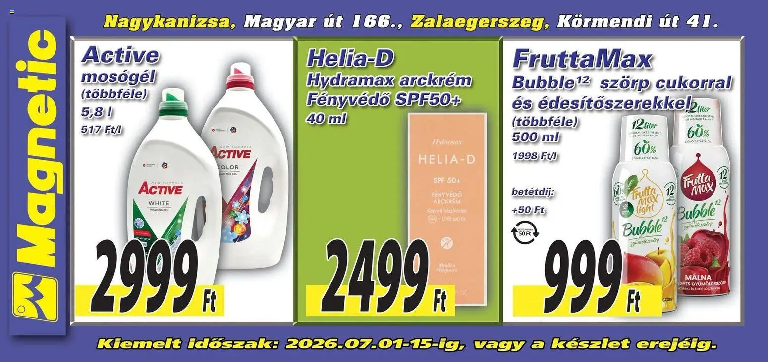 Magnetic újság 2026.07.01. Magnetic Aktuális óriásplakátok