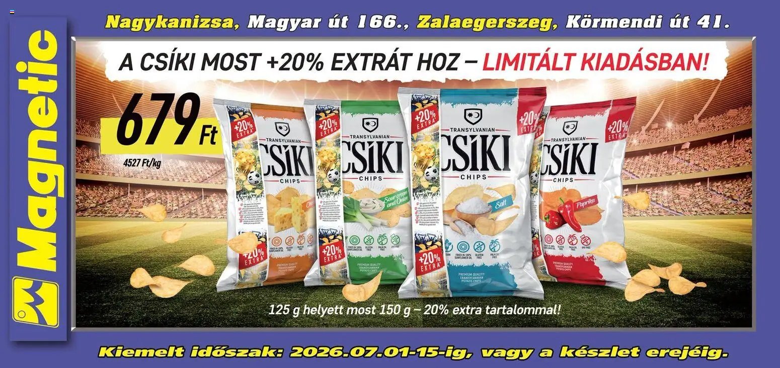 Magnetic újság 2026.07.01. Magnetic Aktuális óriásplakátok