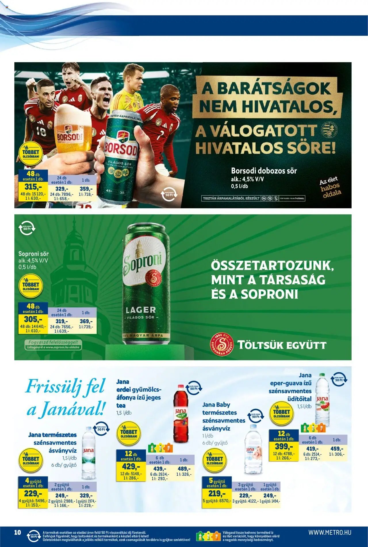 Metro újság 2025.09.15. Akciós újság Metro (2025-09-15 - 2025-09-28)