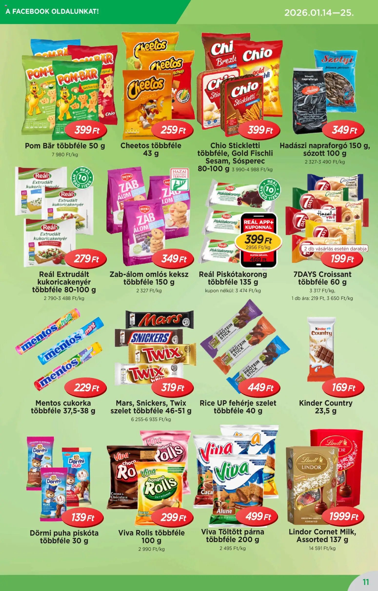 Reál újság 2026.01.14. Akciós újság Reál (2026-01-14 - 2026-01-25)