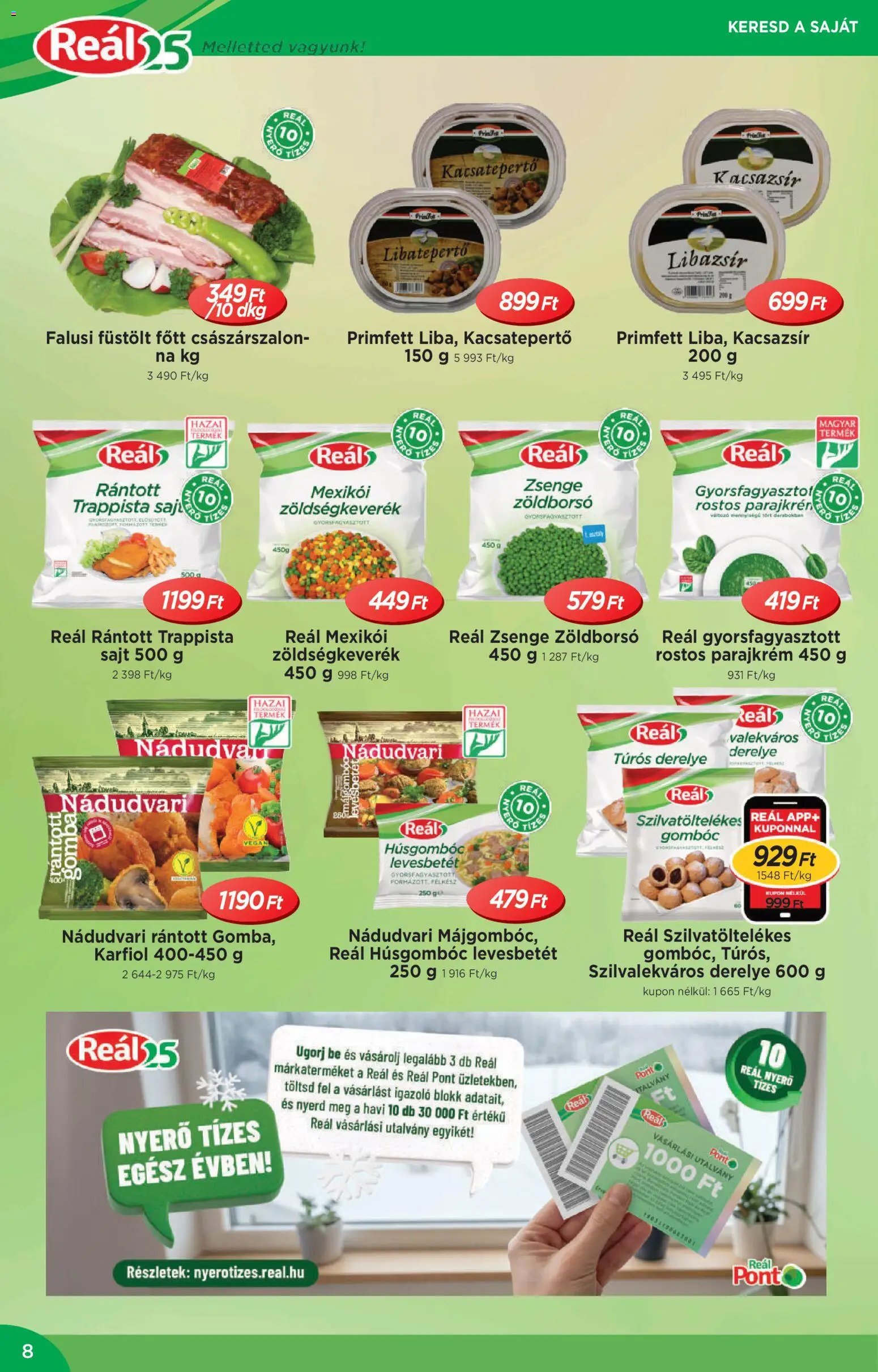 Reál újság 2026.01.14. Akciós újság Reál (2026-01-14 - 2026-01-25)