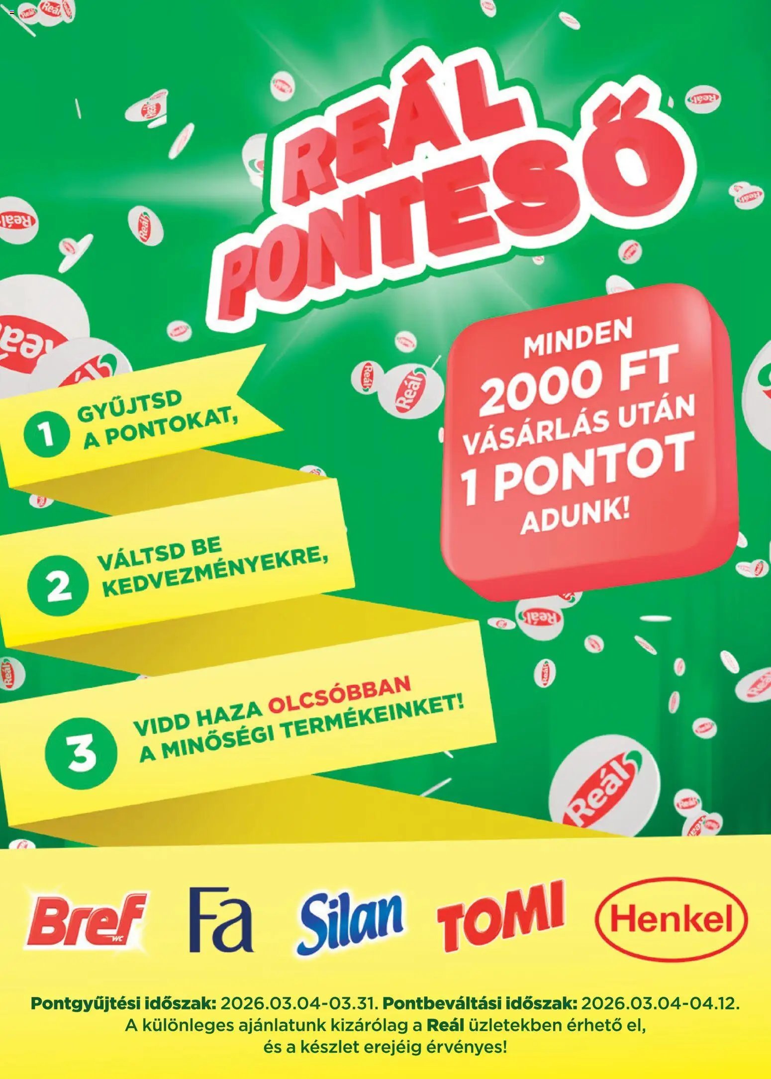 Reál újság 2026.03.04. Reál Ponteso (2026-03-04 - 2026-03-31)