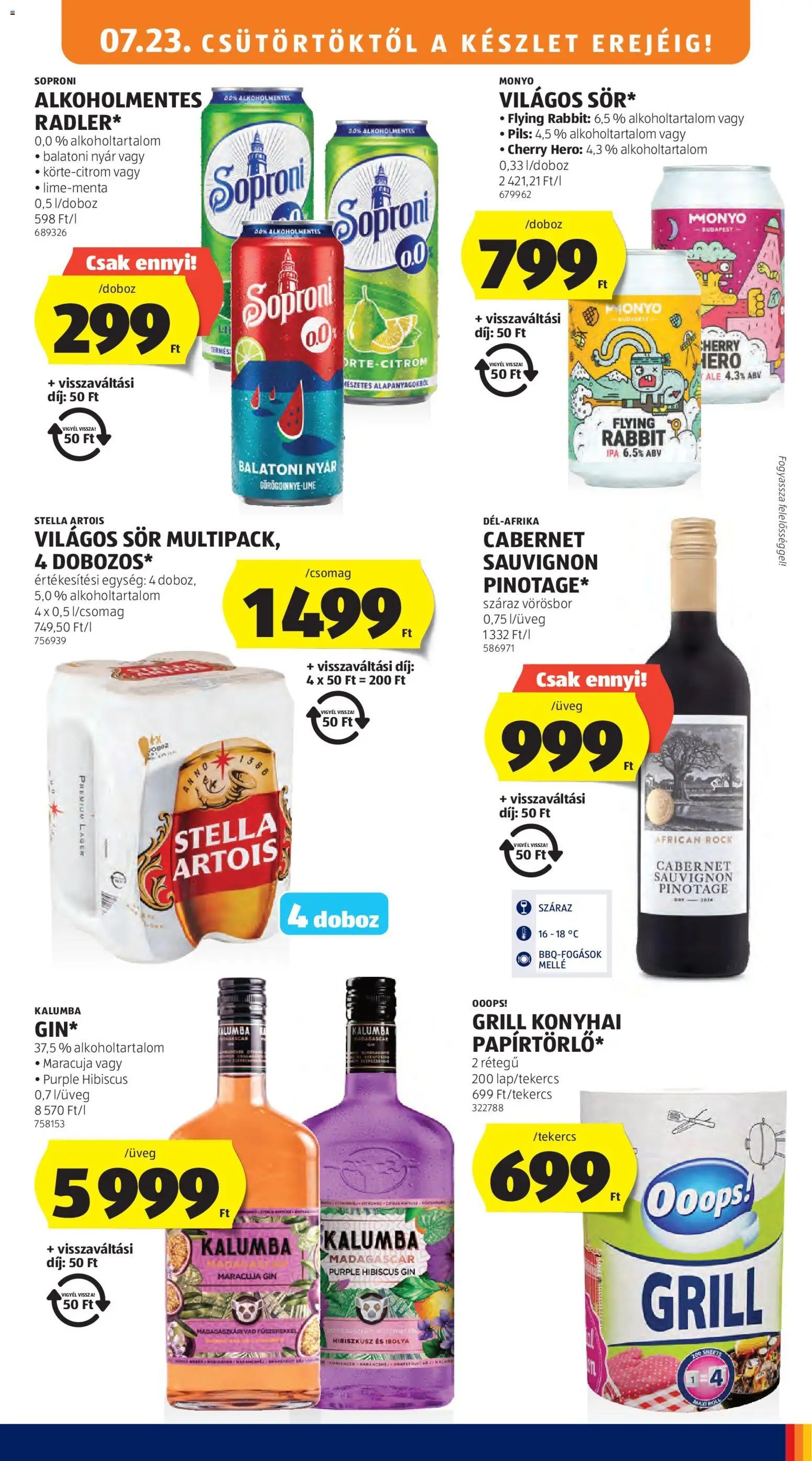 Aldi újság 2026.07.23. Aldi akciós újság