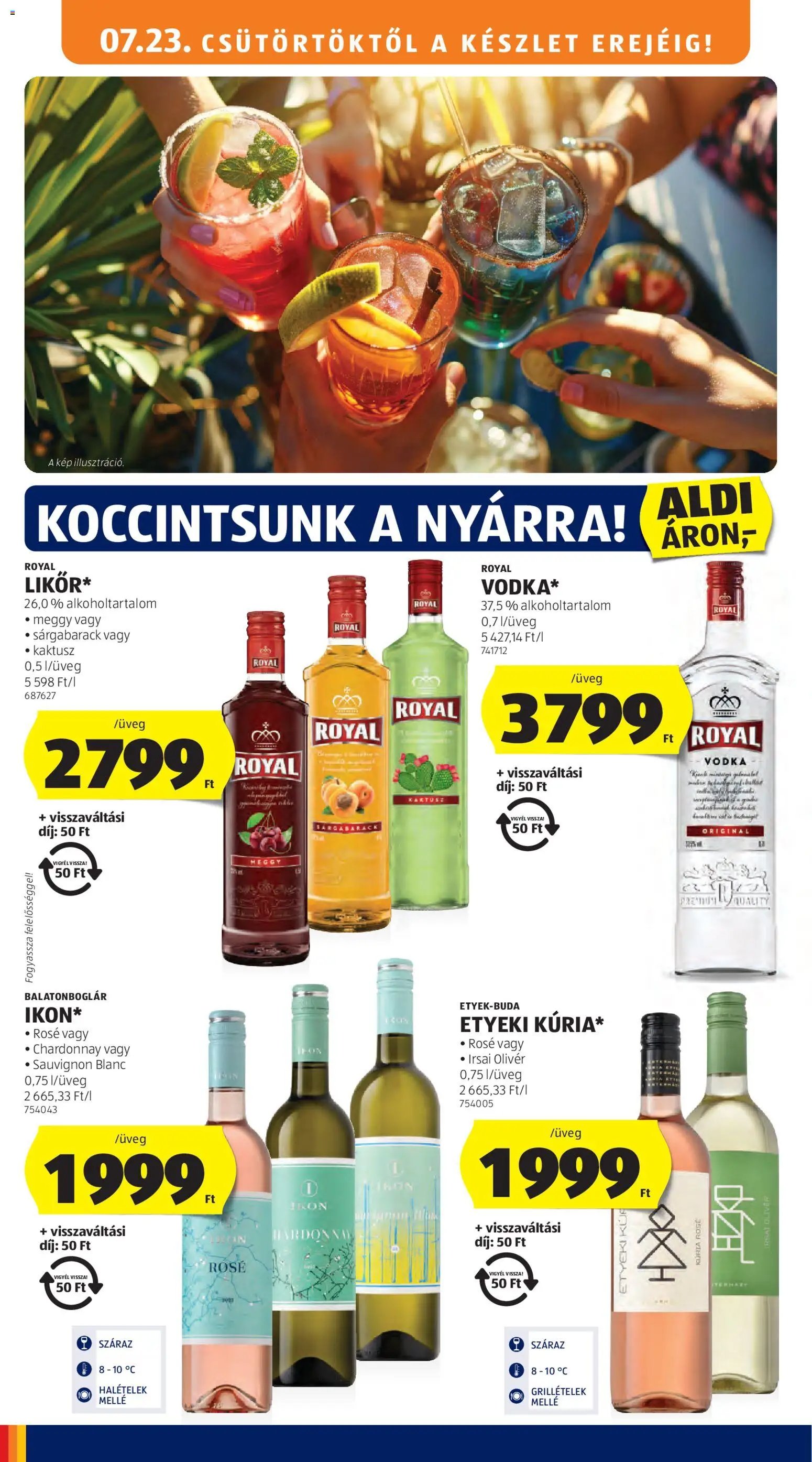 Aldi újság 2026.07.23. Aldi akciós újság
