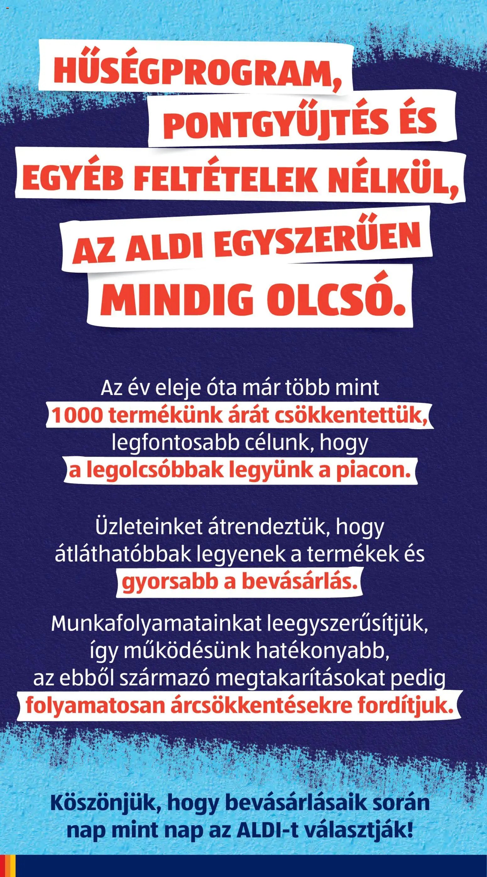Aldi újság 2026.07.23. Aldi akciós újság