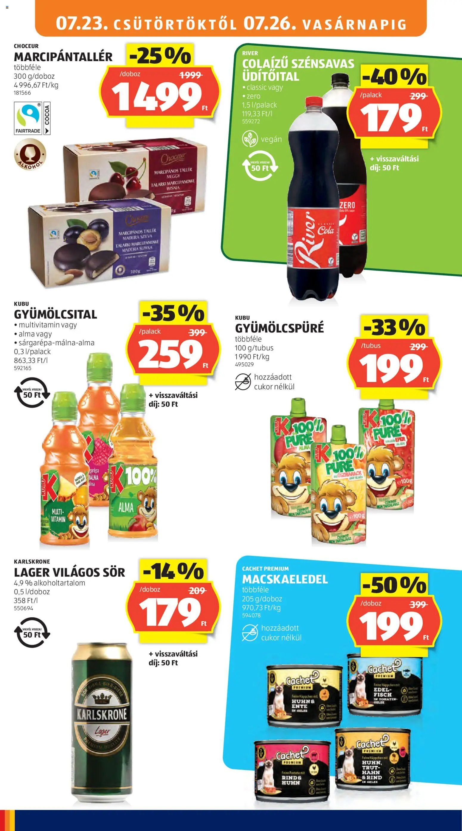 Aldi újság 2026.07.23. Aldi akciós újság