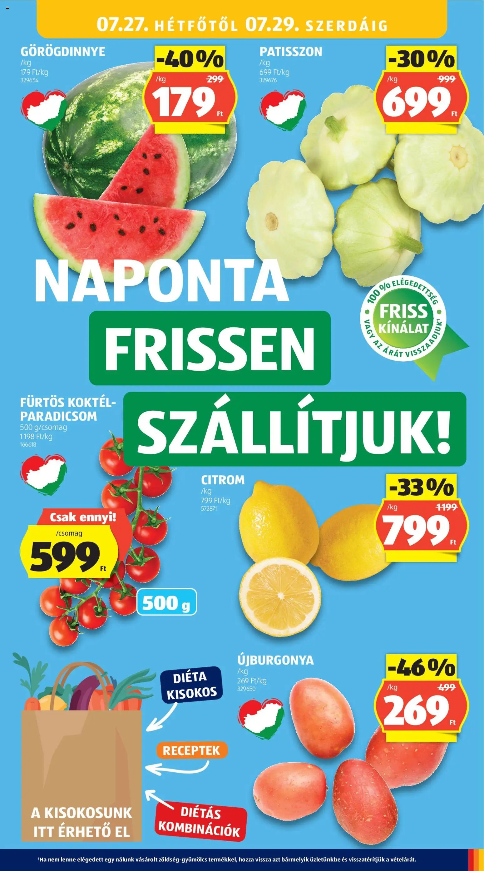 Aldi újság 2026.07.23. Aldi akciós újság