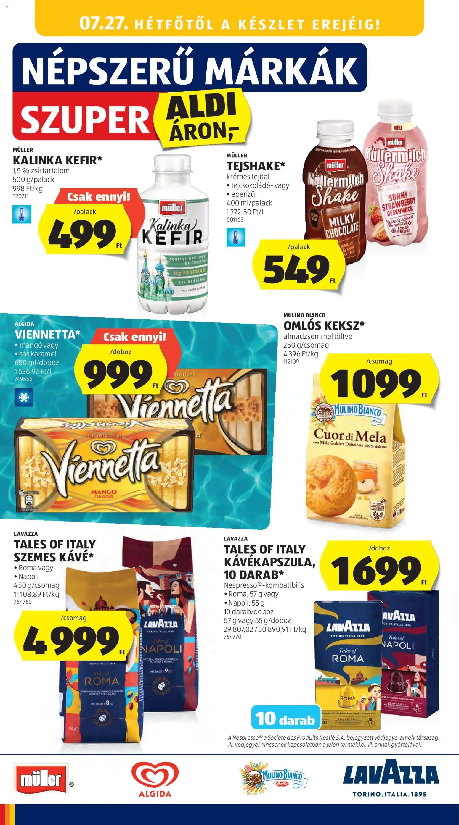 Aldi újság 2026.07.23. Aldi akciós újság