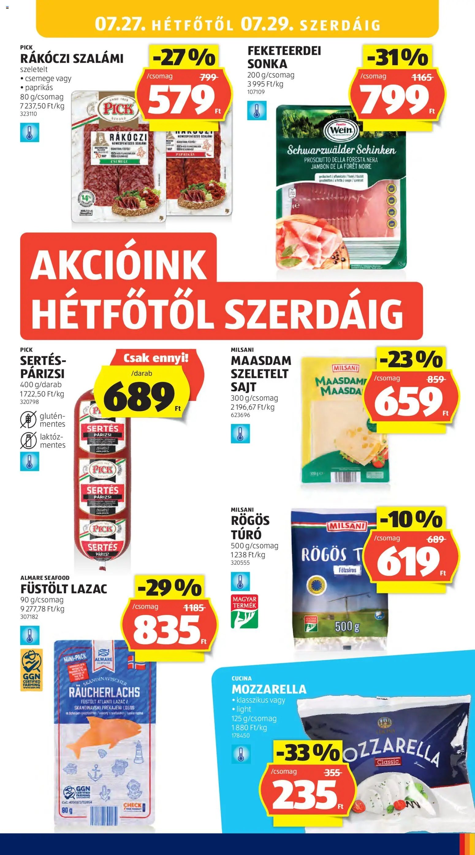 Aldi újság 2026.07.23. Aldi akciós újság