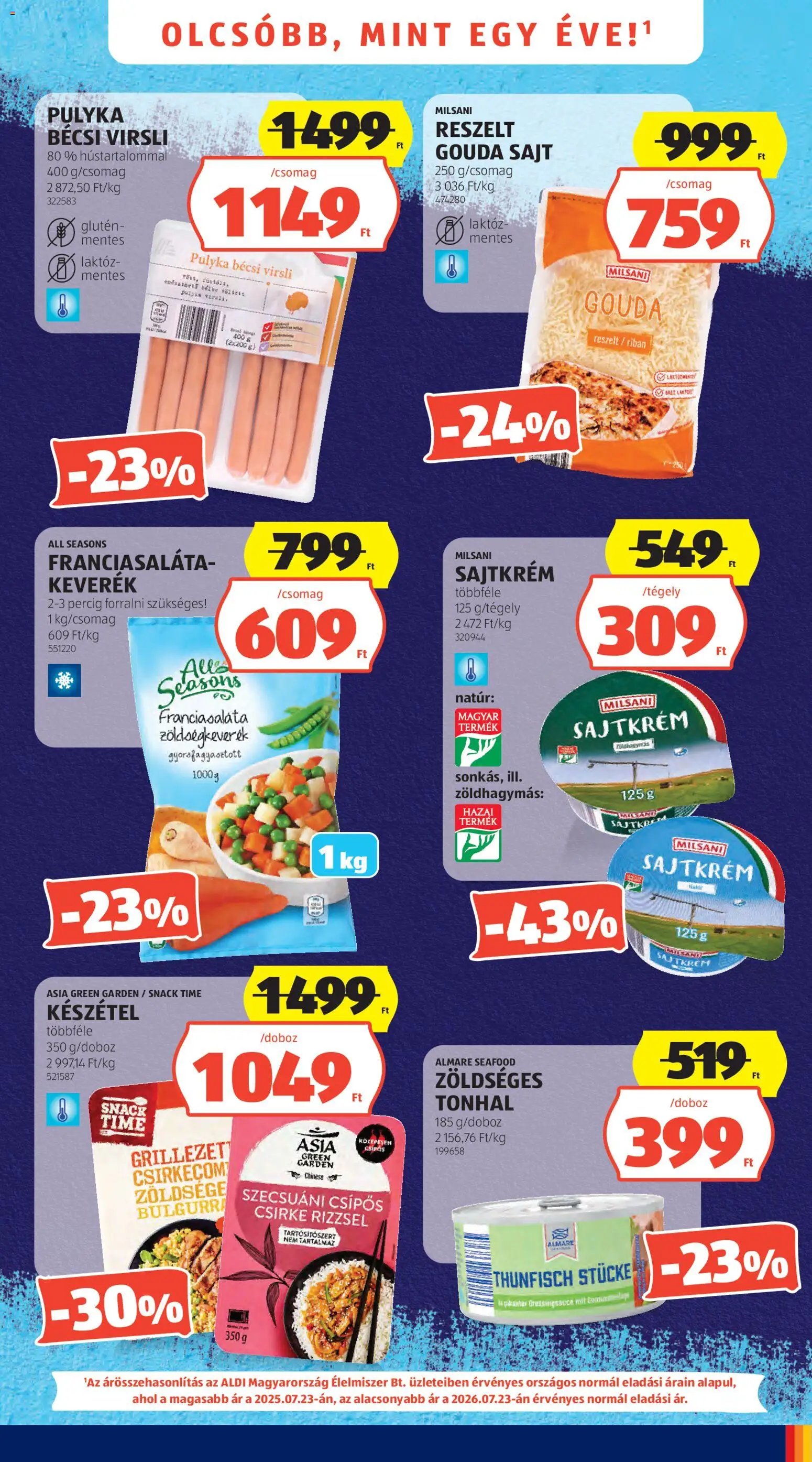 Aldi újság 2026.07.23. Aldi akciós újság