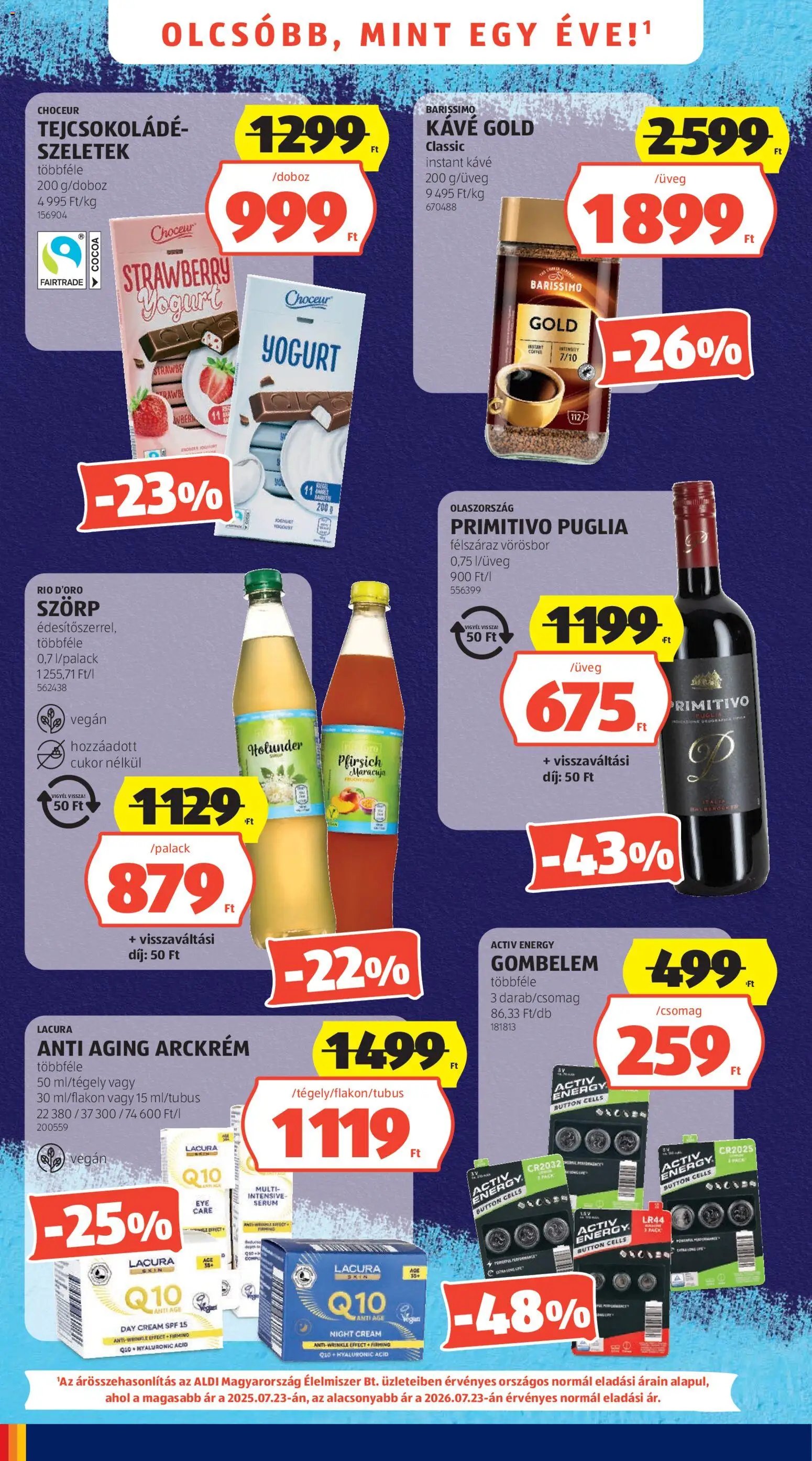 Aldi újság 2026.07.23. Aldi akciós újság