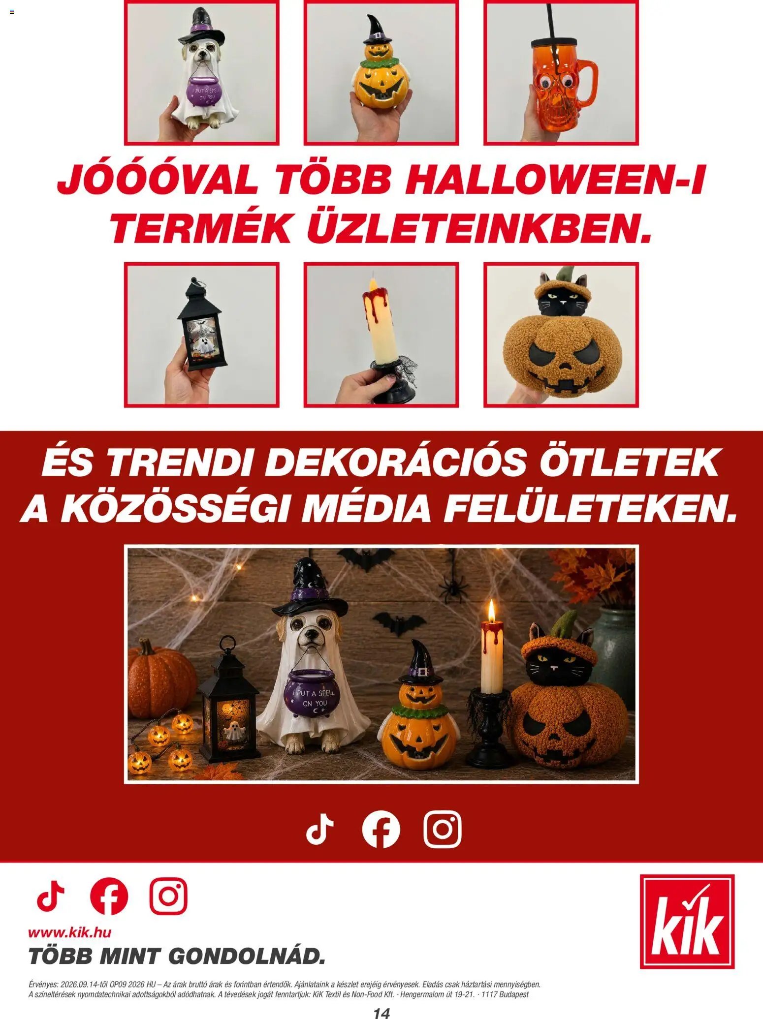 Kik újság 2026.09.14. Kik akciós újság