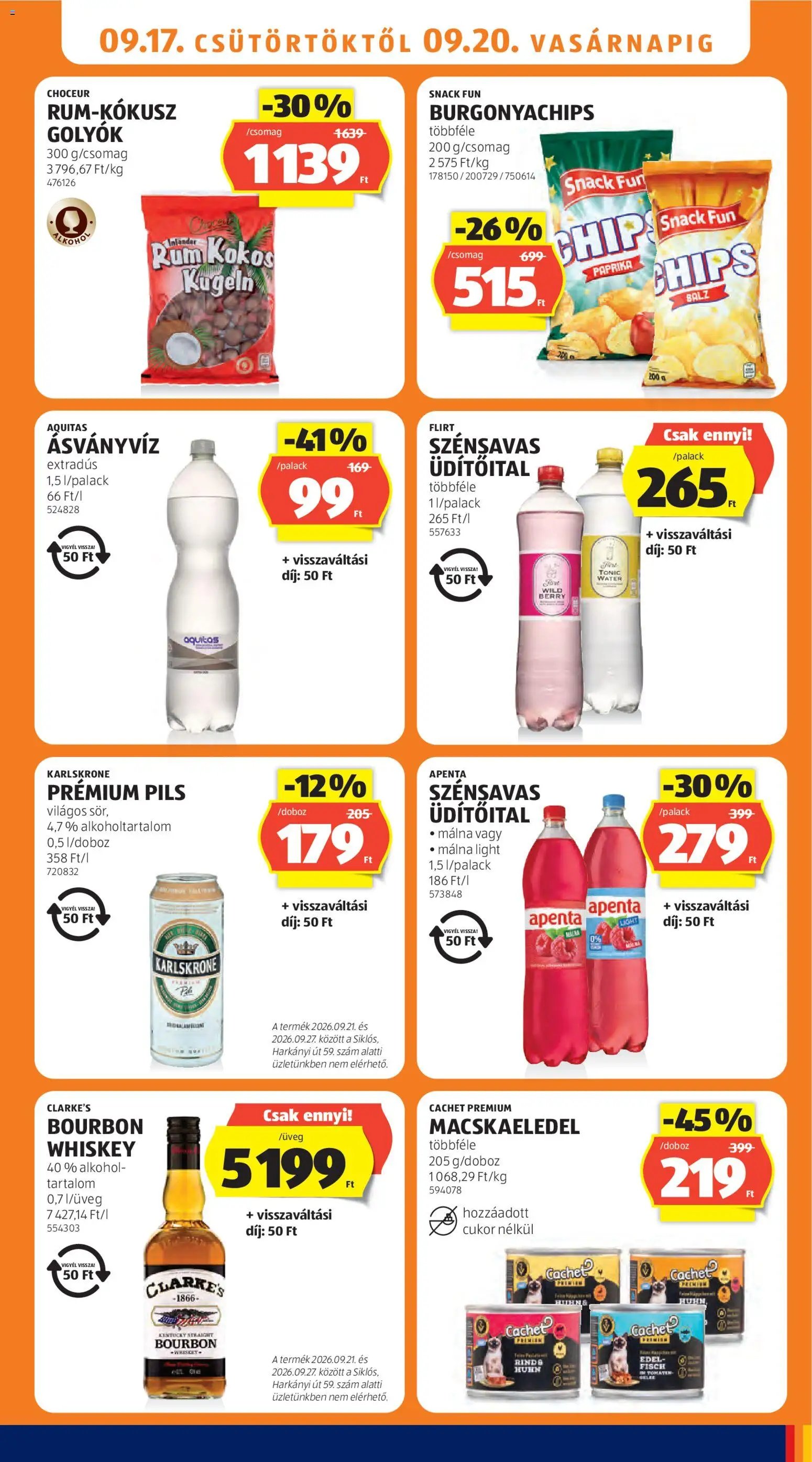 Aldi újság 2026.09.17. Aldi akciós újság