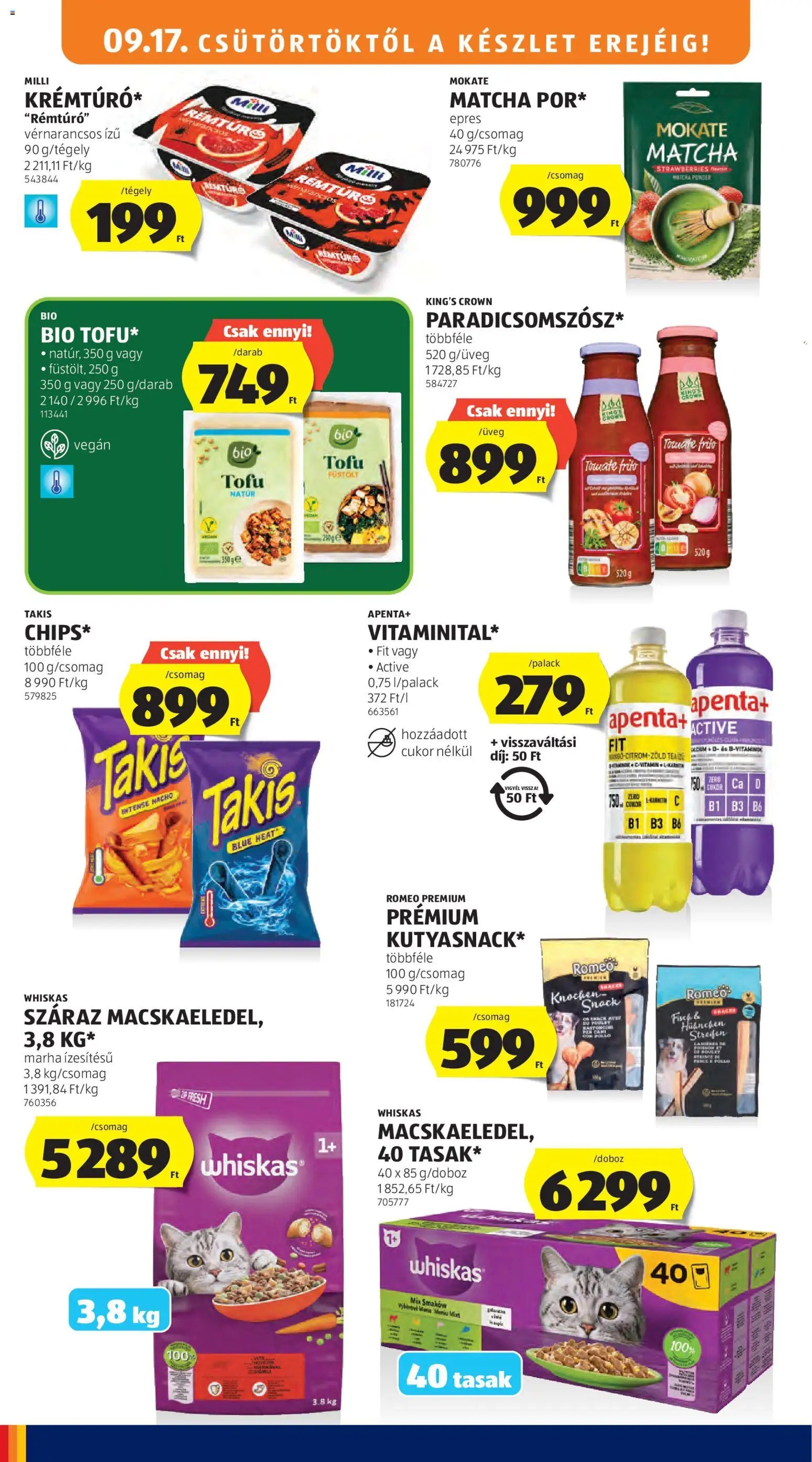 Aldi újság 2026.09.17. Aldi akciós újság