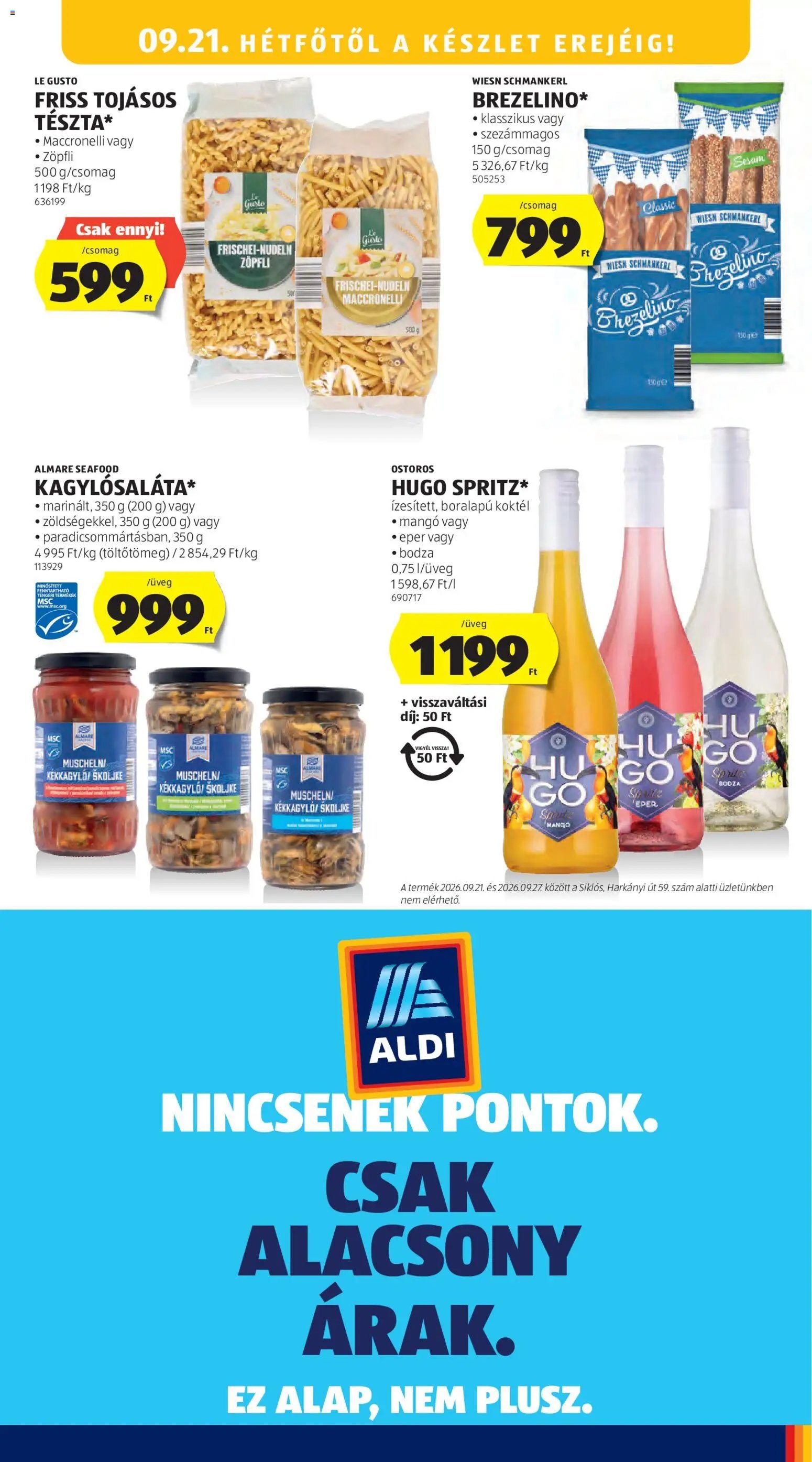 Aldi újság 2026.09.17. Aldi akciós újság