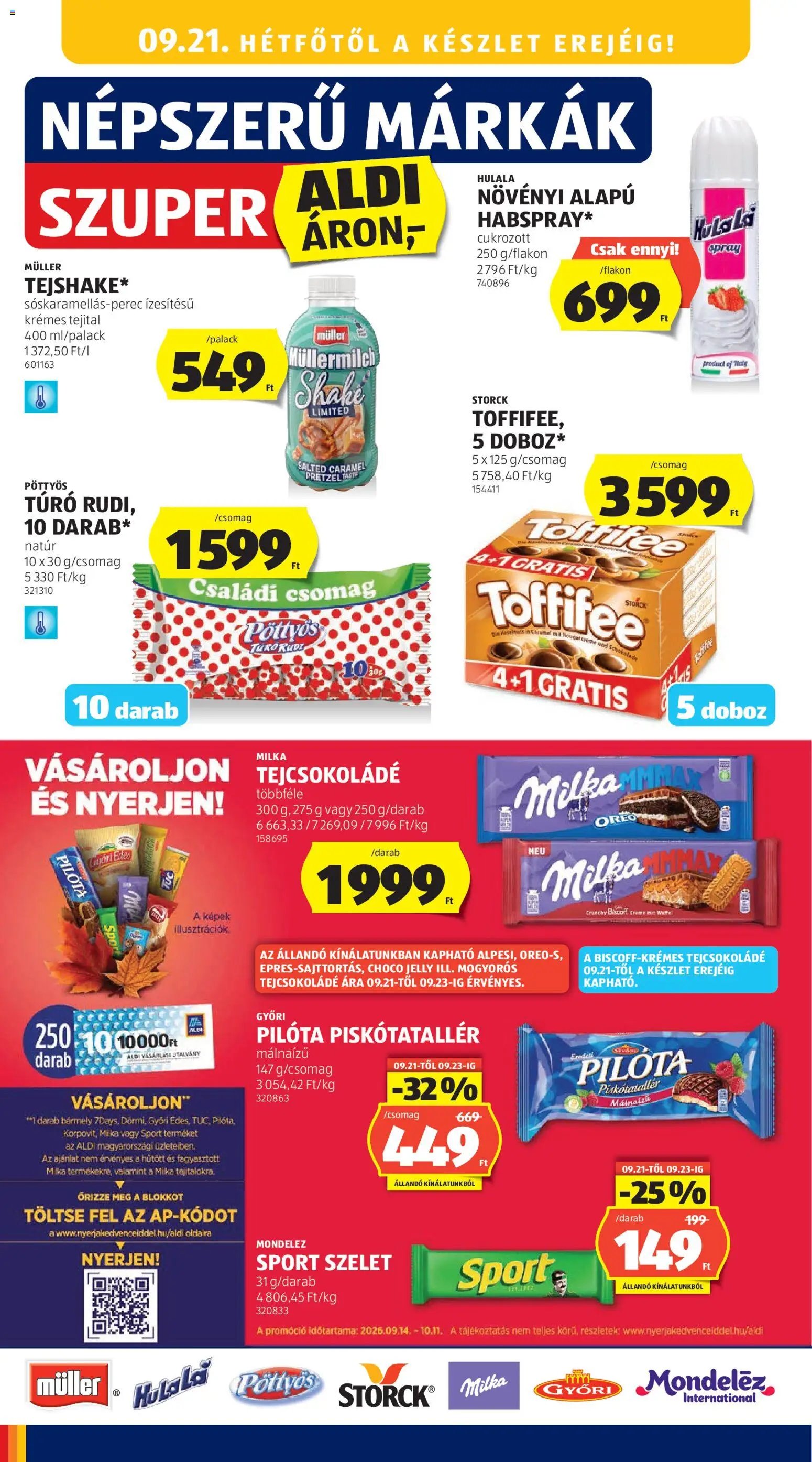 Aldi újság 2026.09.17. Aldi akciós újság