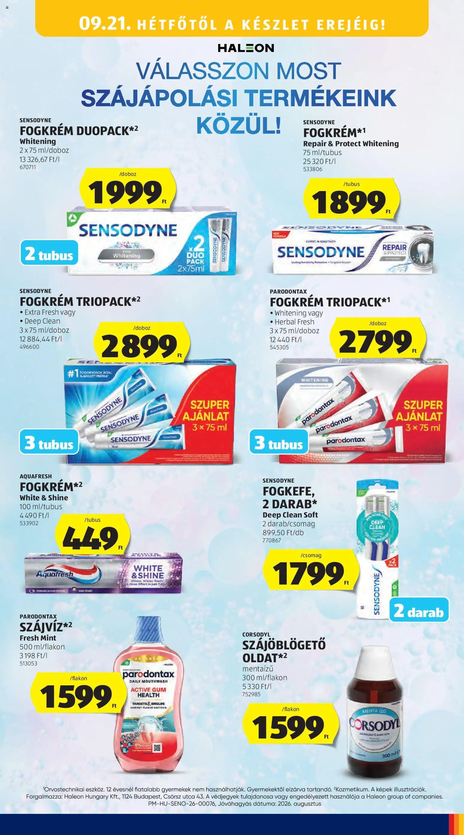 Aldi újság 2026.09.17. Aldi akciós újság