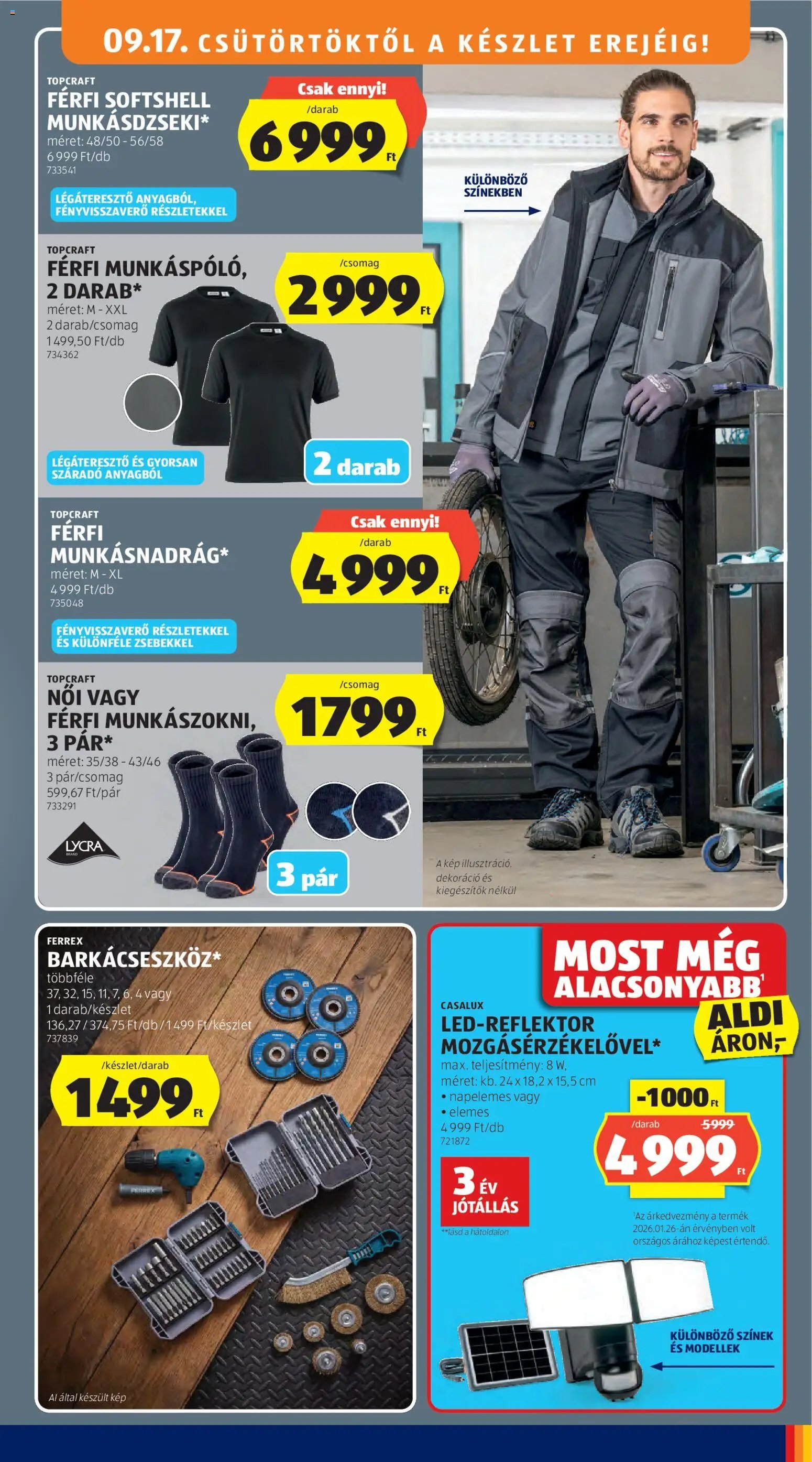 Aldi újság 2026.09.17. Aldi akciós újság