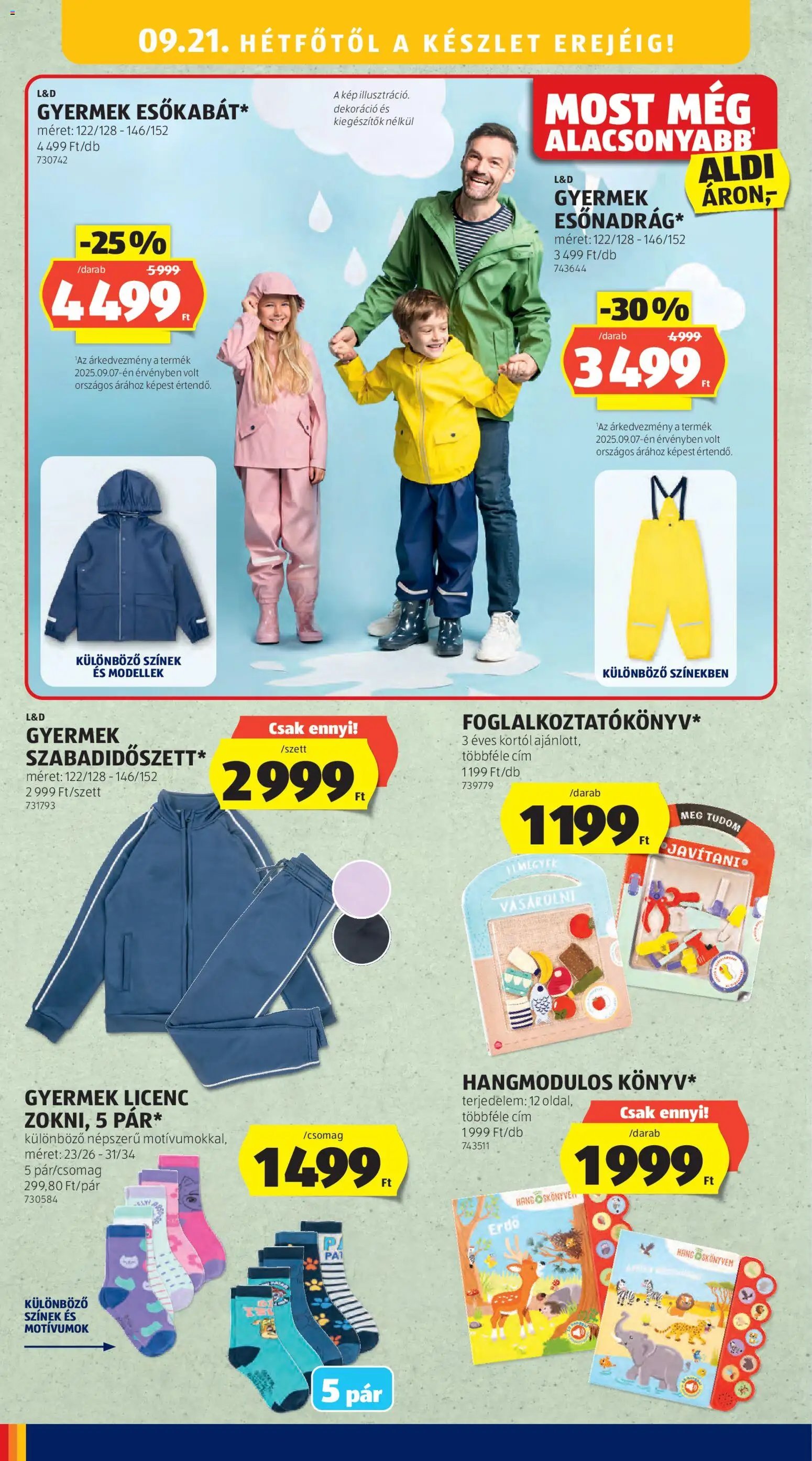 Aldi újság 2026.09.17. Aldi akciós újság