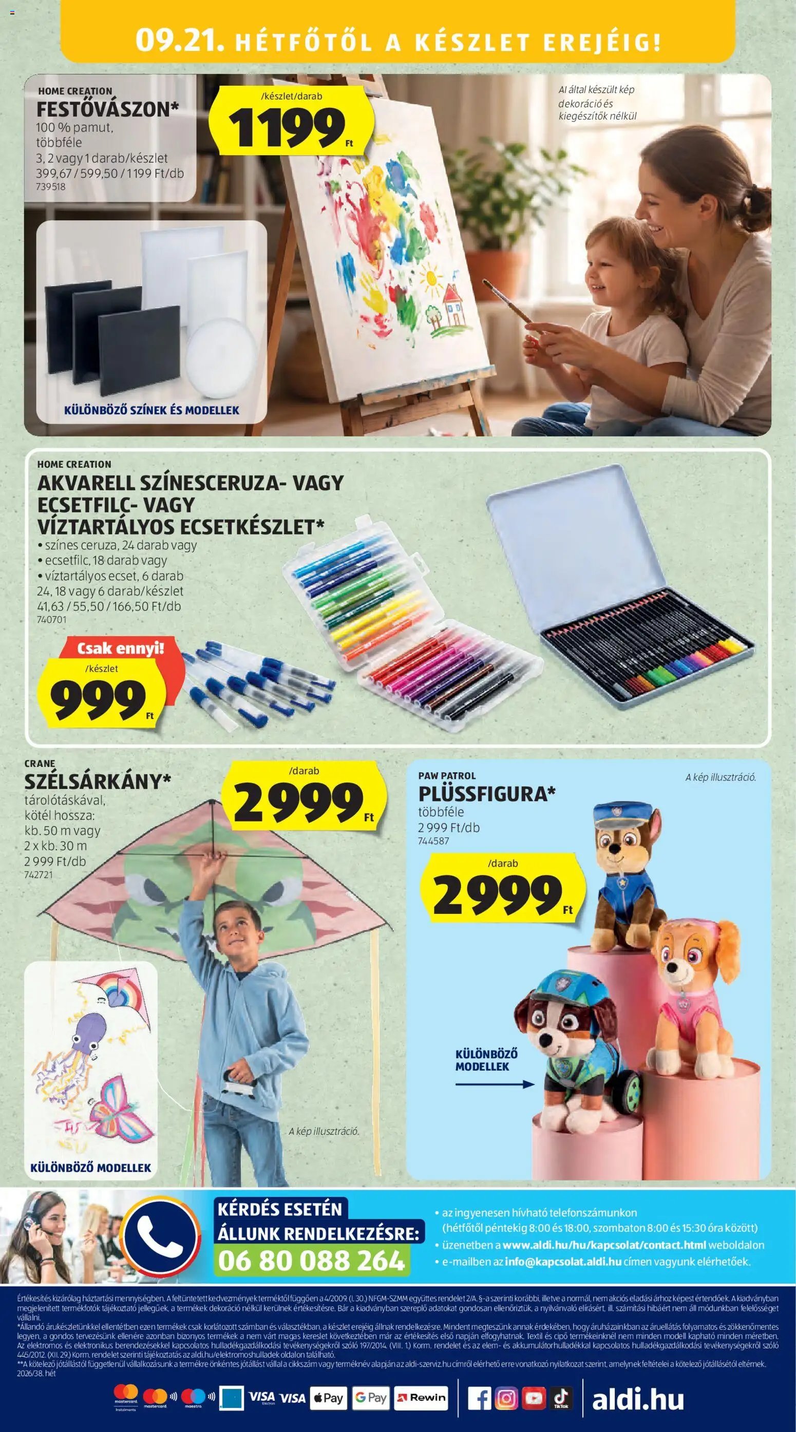 Aldi újság 2026.09.17. Aldi akciós újság