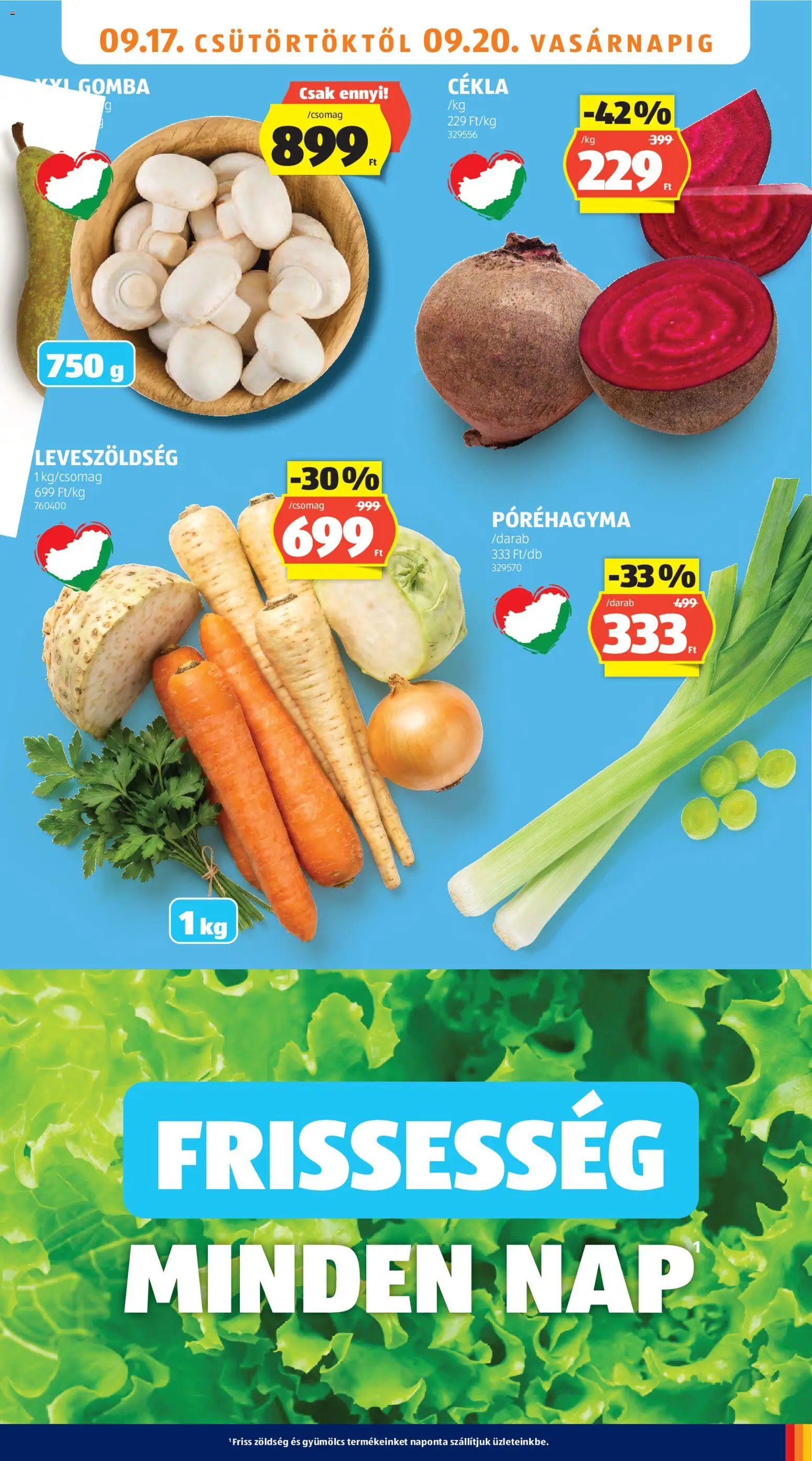 Aldi újság 2026.09.17. Aldi akciós újság