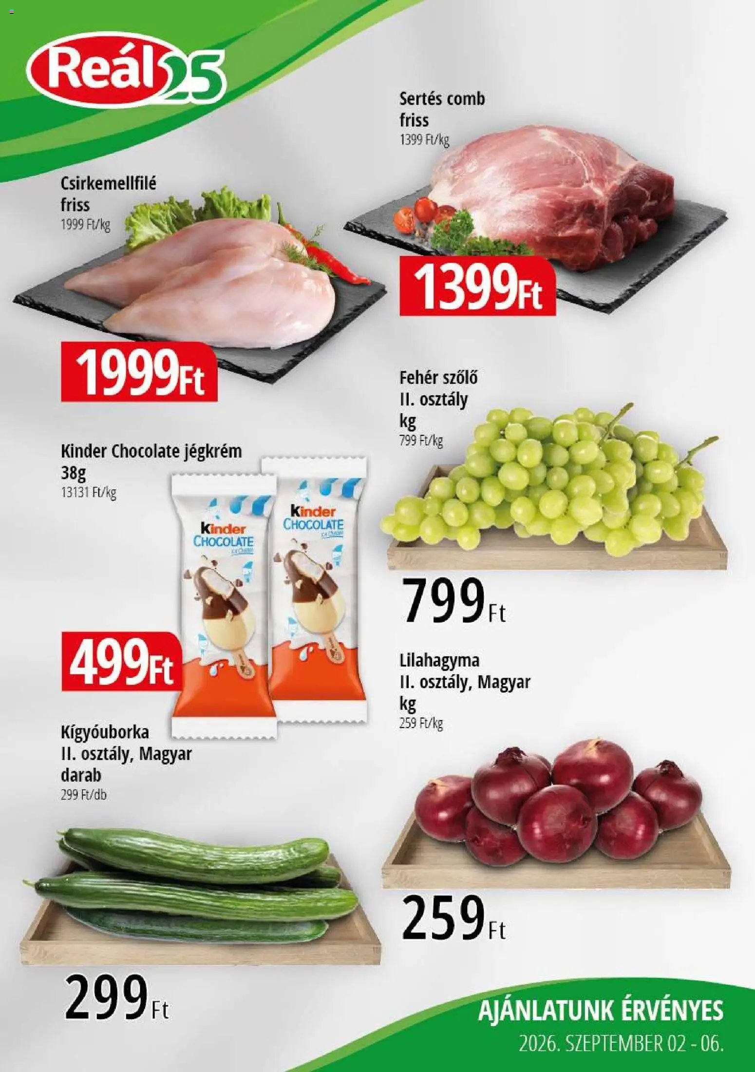 Reál újság 2026.09.02. Reál Bevásárló hétvége - Kelet Magyarország
