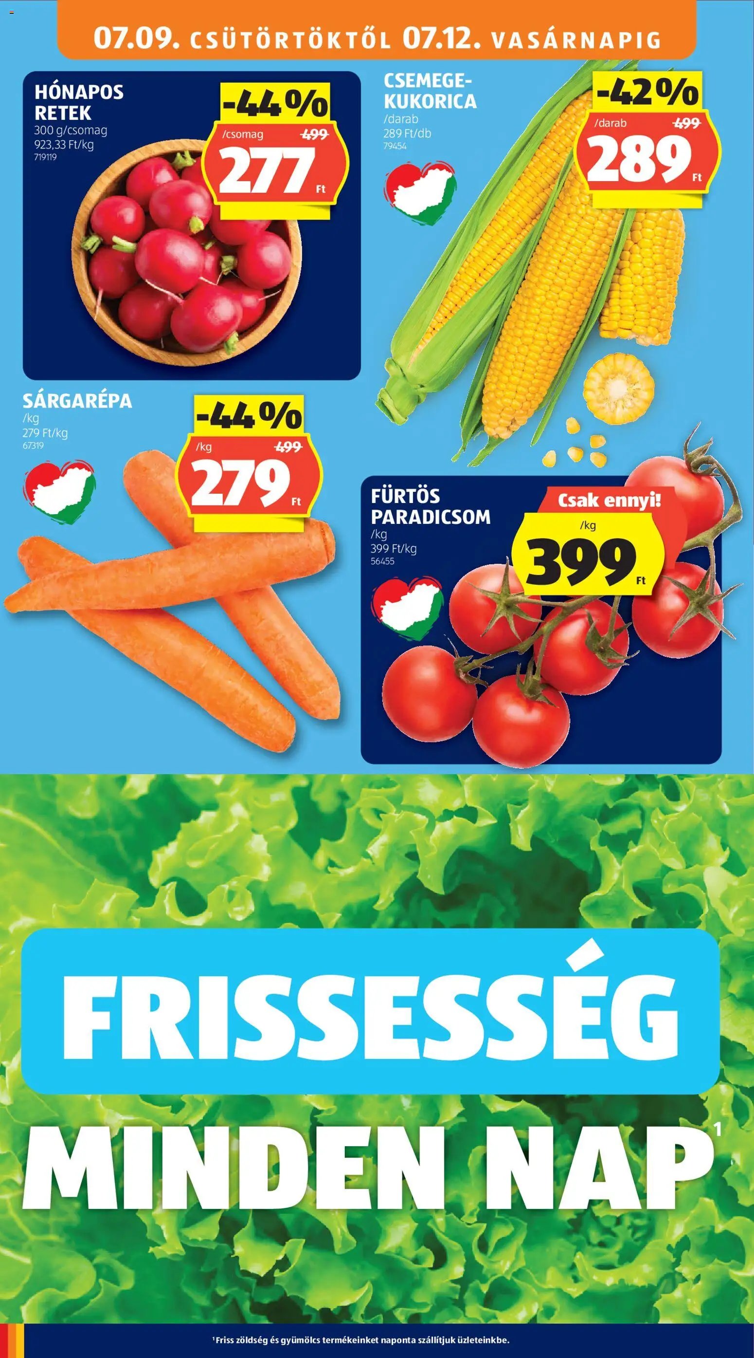 Aldi újság 2026.07.09. Aldi akciós újság