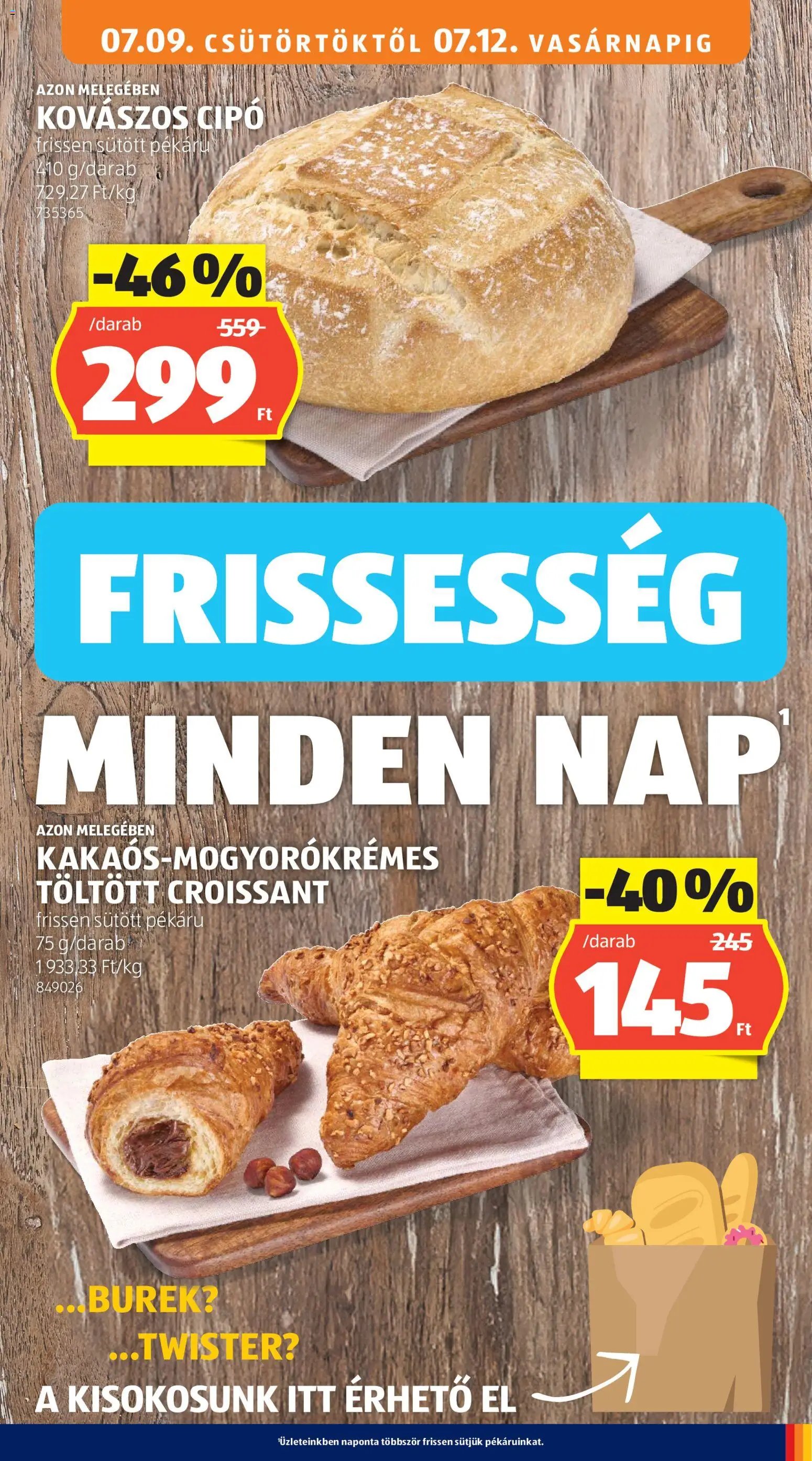 Aldi újság 2026.07.09. Aldi akciós újság
