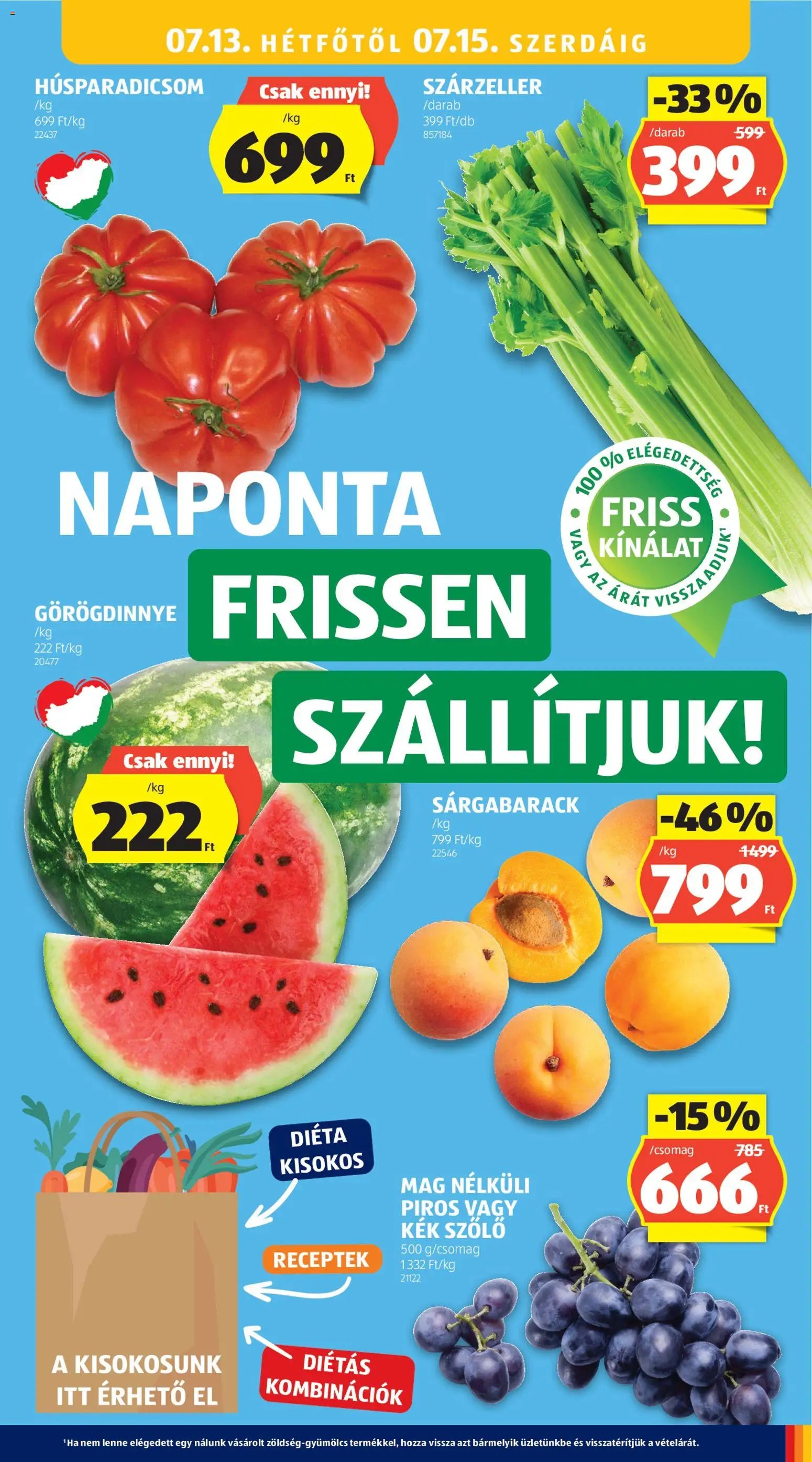 Aldi újság 2026.07.09. Aldi akciós újság